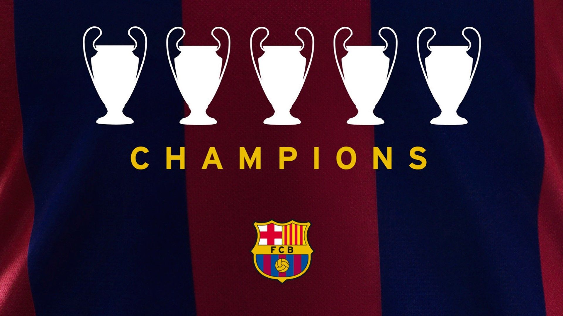 Trofei FC Barcelona Champions, 1920x1080 Full HD, PC Desktop
