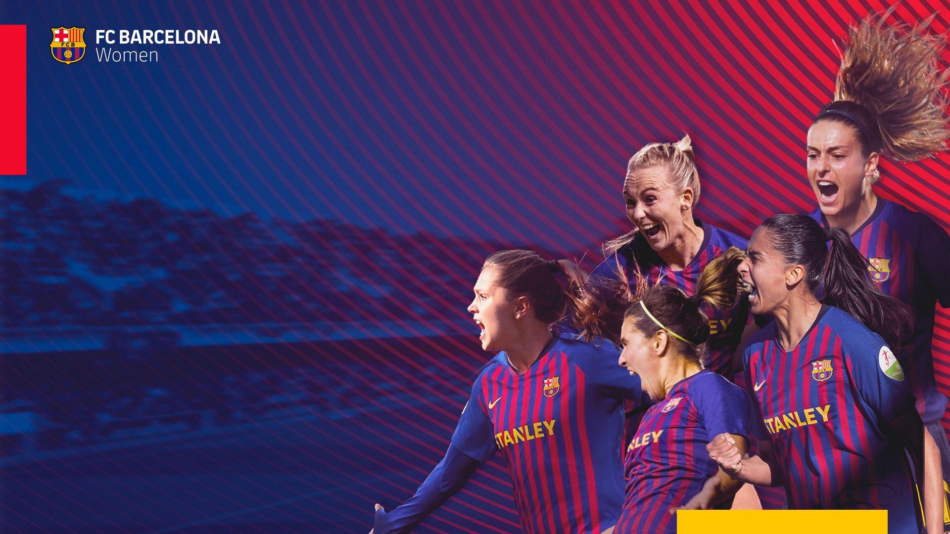 Giocatrici FC Barcelona femminile esultano, 1920x1080 Full HD 1080p, Desktop