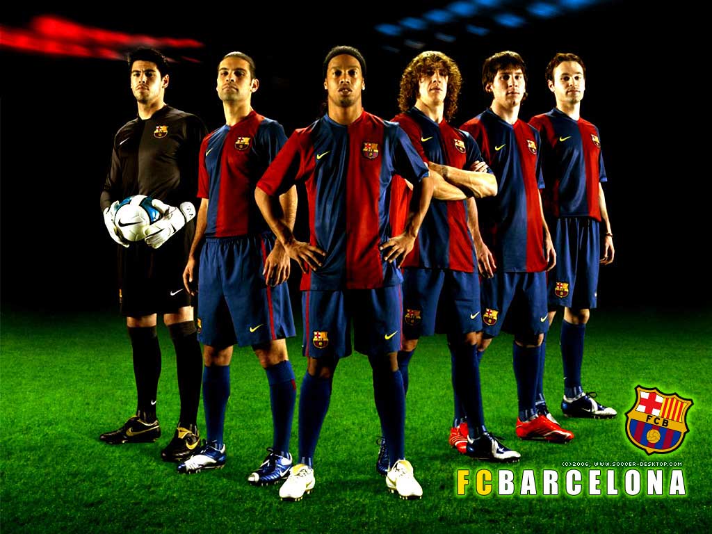 Squadra FC Barcelona calciatori, 1600x1200 900p, Desktop