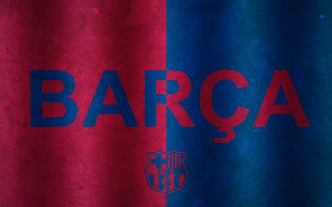 Logo Barça sfondo bordeaux blu, 1280x800 720p, Monitor Gaming