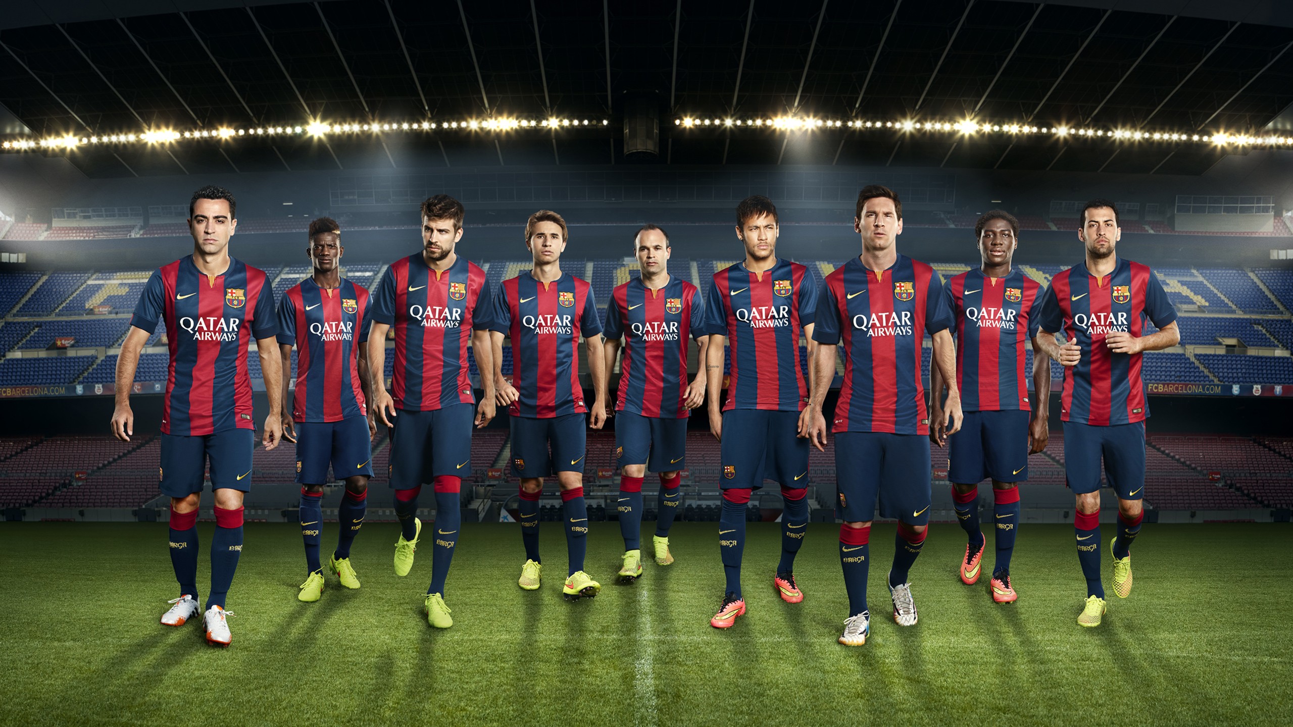 Squadra FC Barcelona campo, 2560x1440 2K QHD, Monitor Gaming