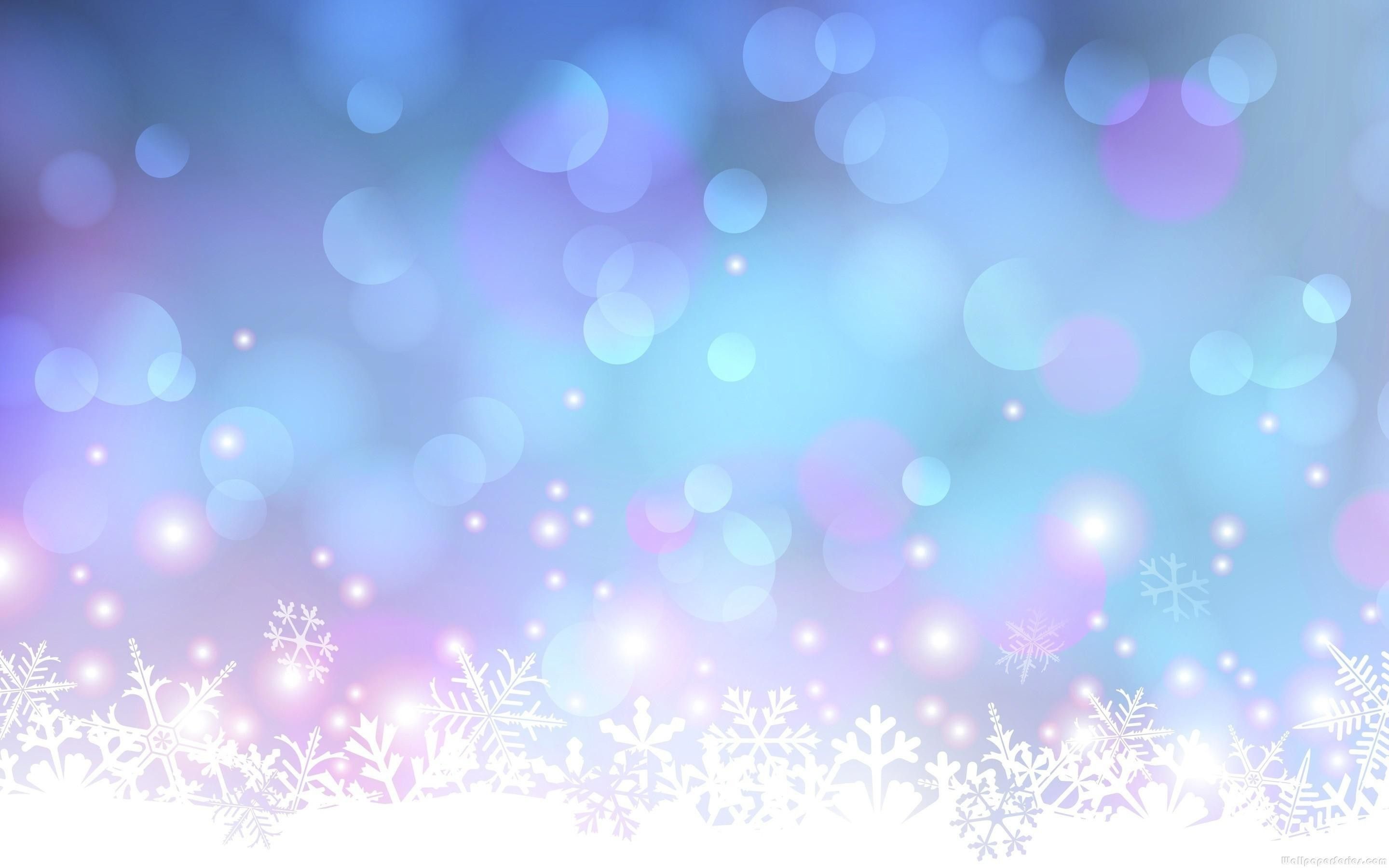 Bokeh natalizio fiocchi di neve, 2880x1800 2K, Monitor Gaming