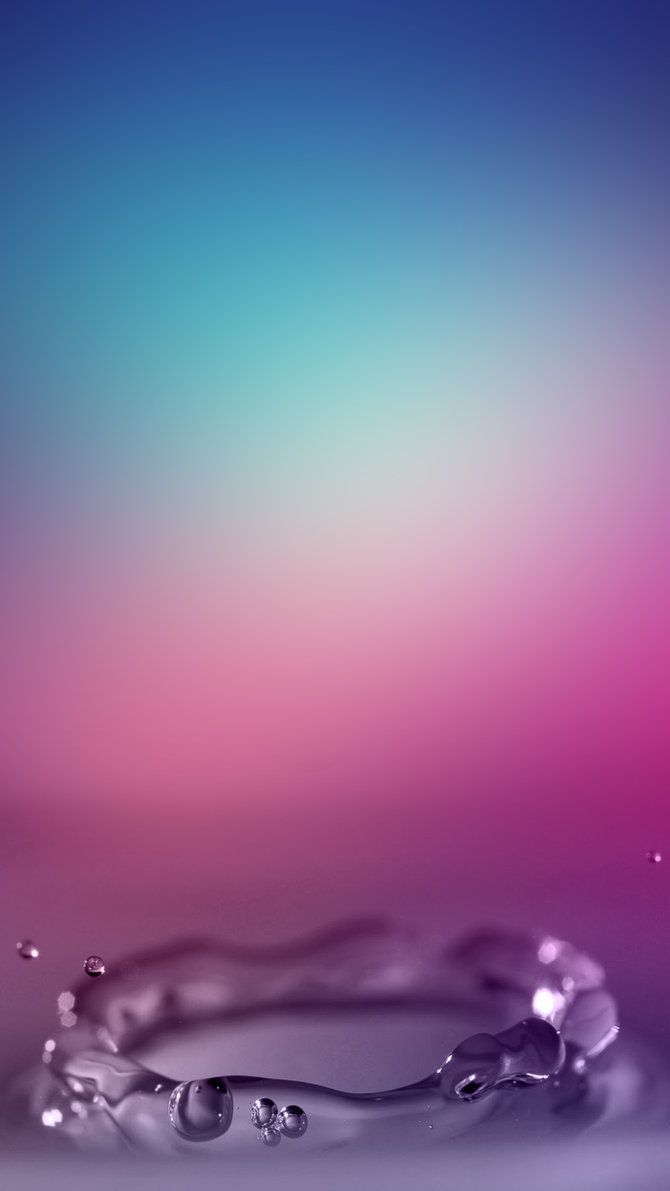 Gocce d'acqua sfondo sfumato viola, 670x1191 Full HD Verticale, Smartphone