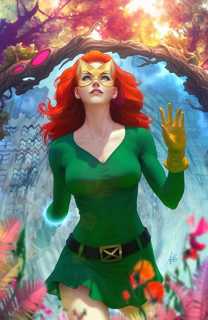Jean Grey Phoenix X-Men, 728x1116 Full HD Verticale, Smartphone