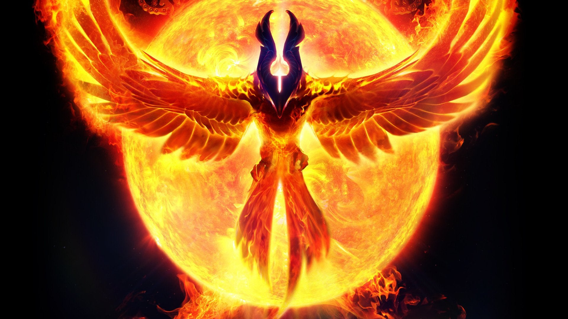 Fenice fiammeggiante Dota 2, MOBA, 1920x1080 Full HD 1080p, Laptop