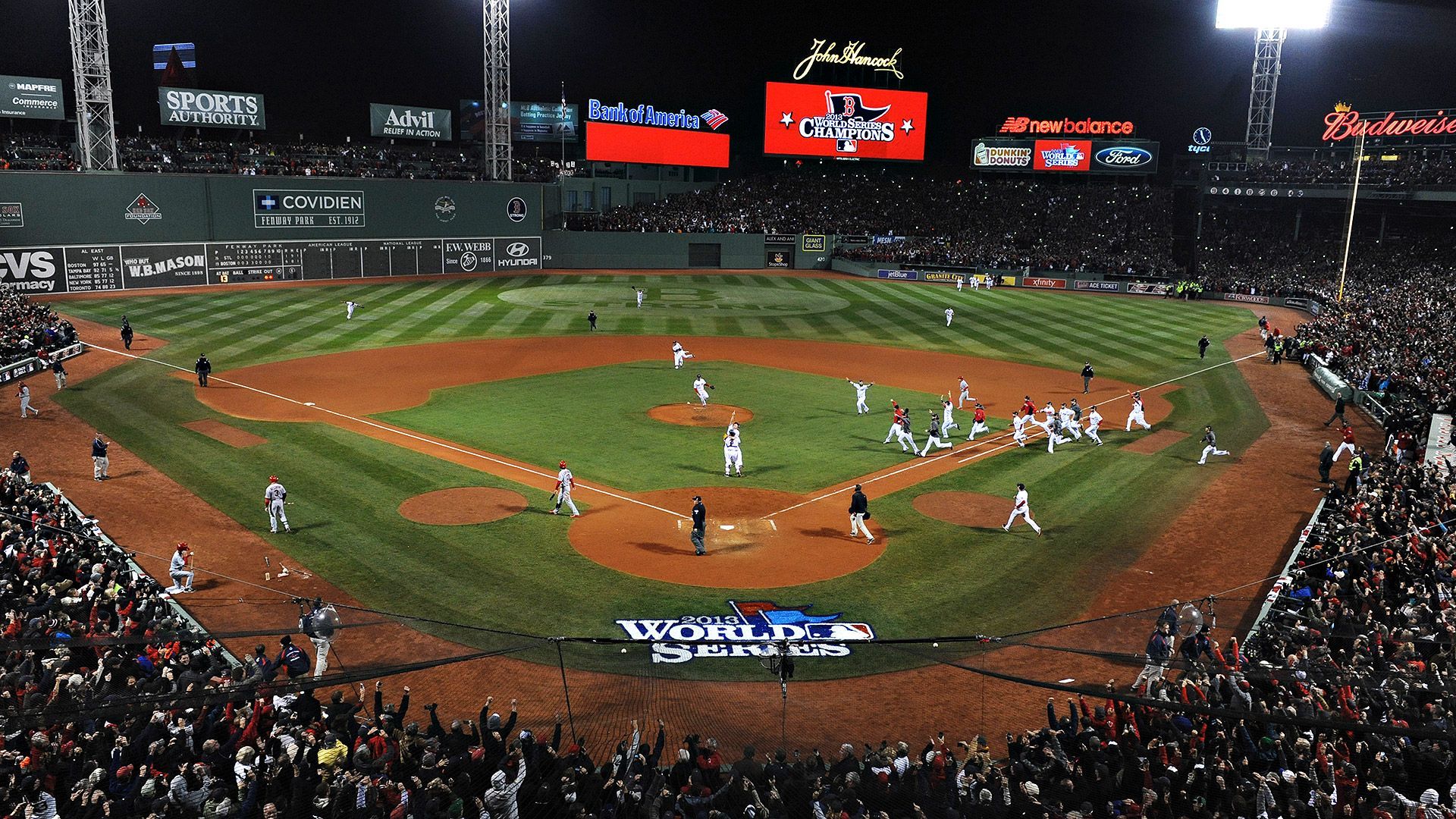 Fenway Park stadio baseball notturno, 1920x1080 1080p, PC