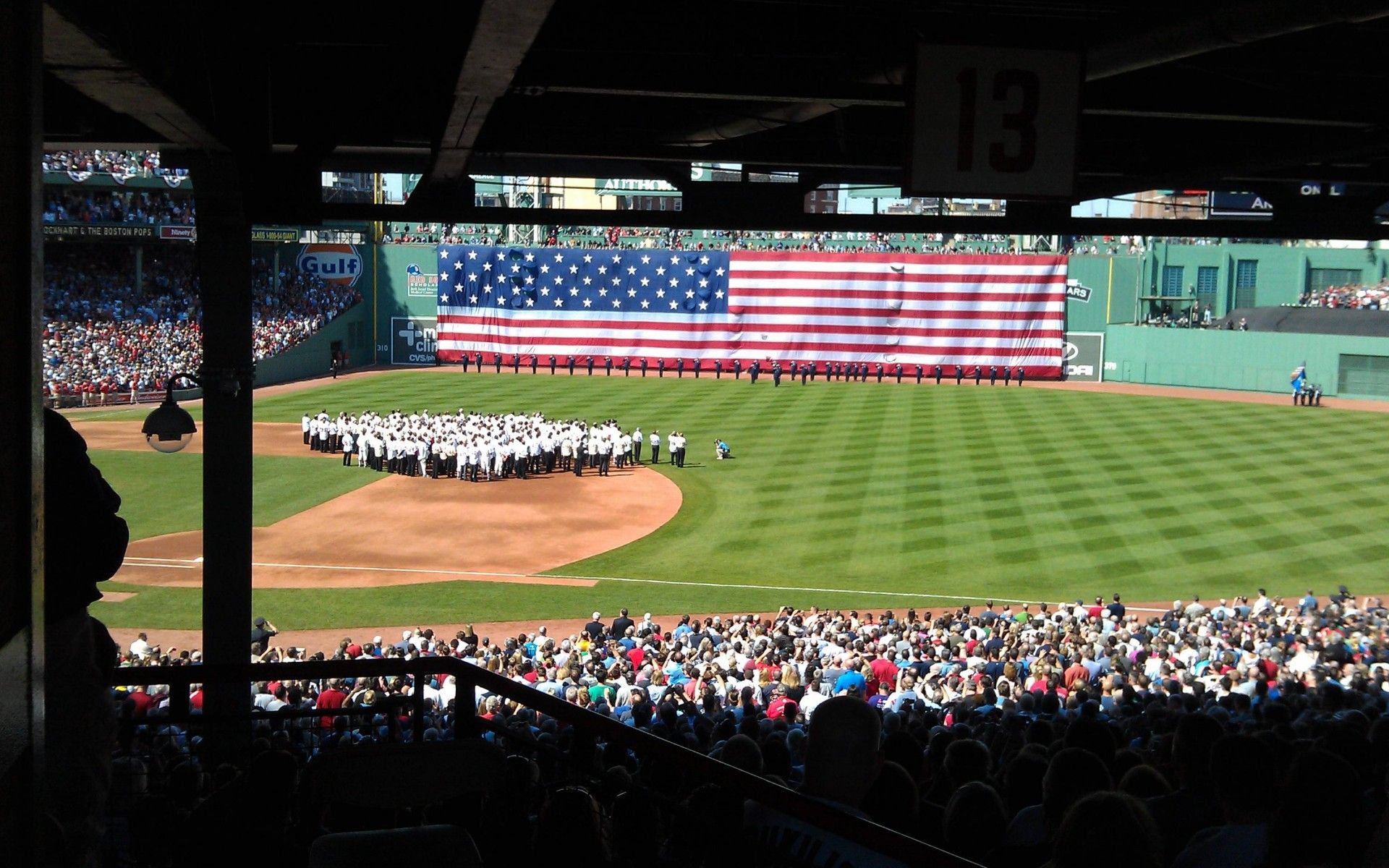 Stadio baseball Fenway Park bandiera, 1920x1200 Full HD+ WUXGA, Laptop