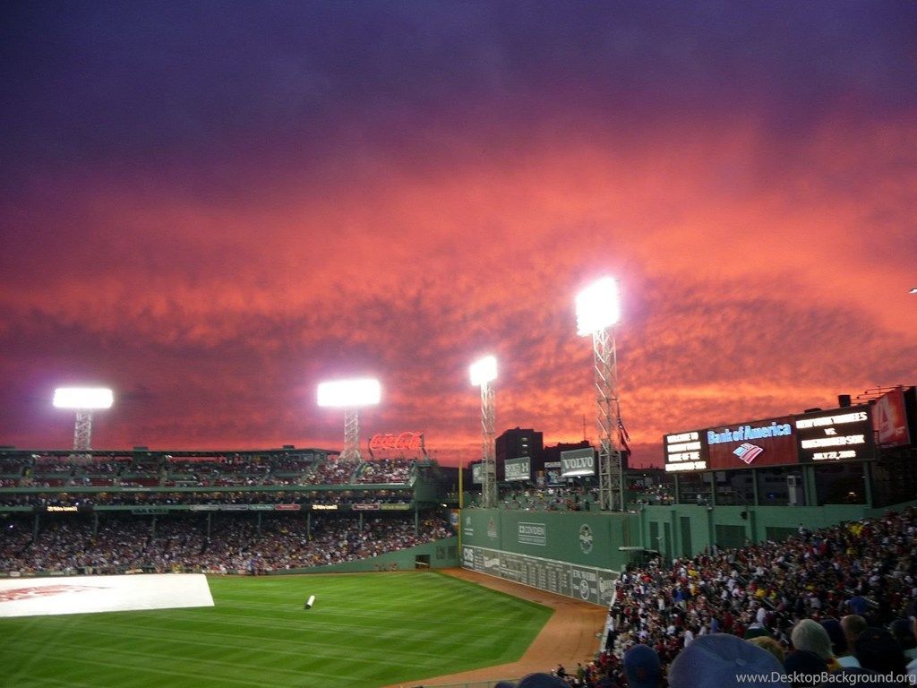 Fenway Park tramonto stadio baseball, 1024x768 HD, Desktop