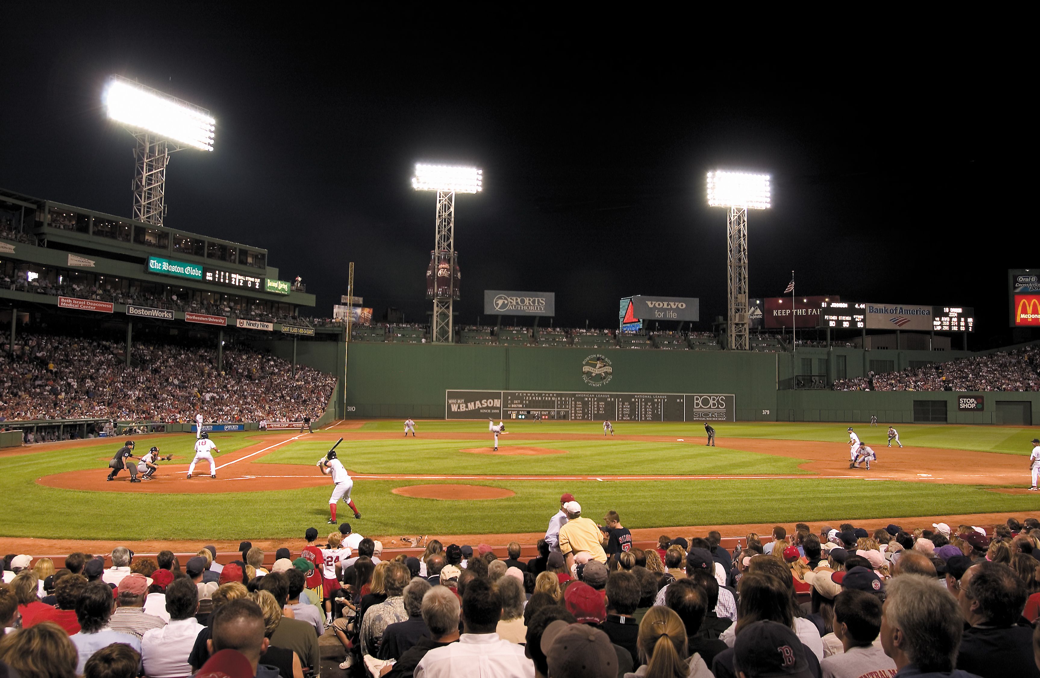 Stadio baseball Fenway Park notturno, 3453x2250 2K+, Desktop