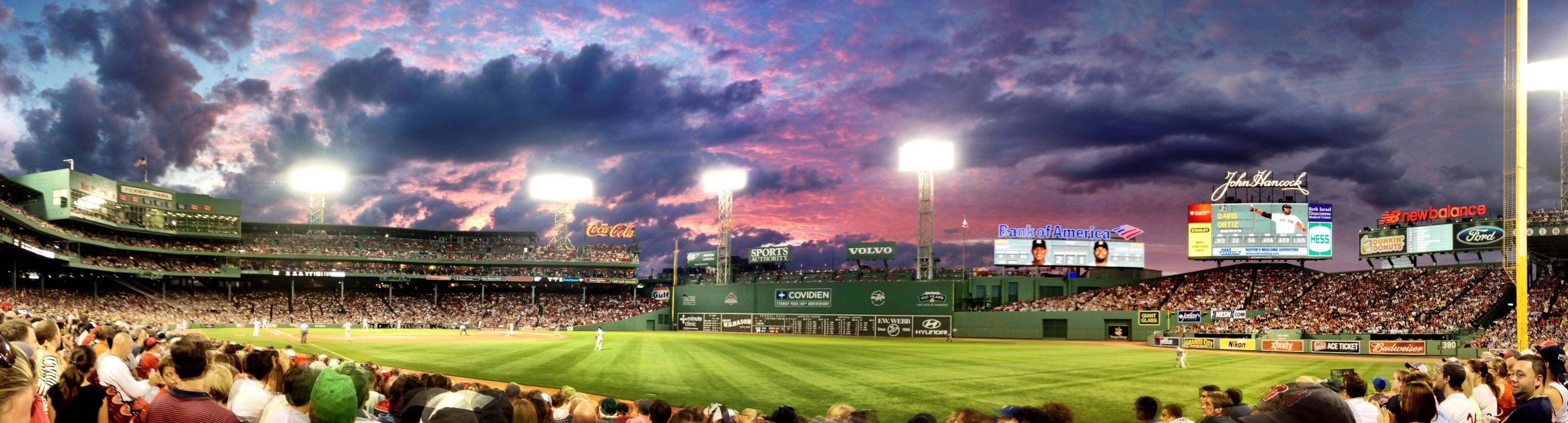 Fenway Park stadio baseball, 3780x1020 21:9, Monitor Gaming