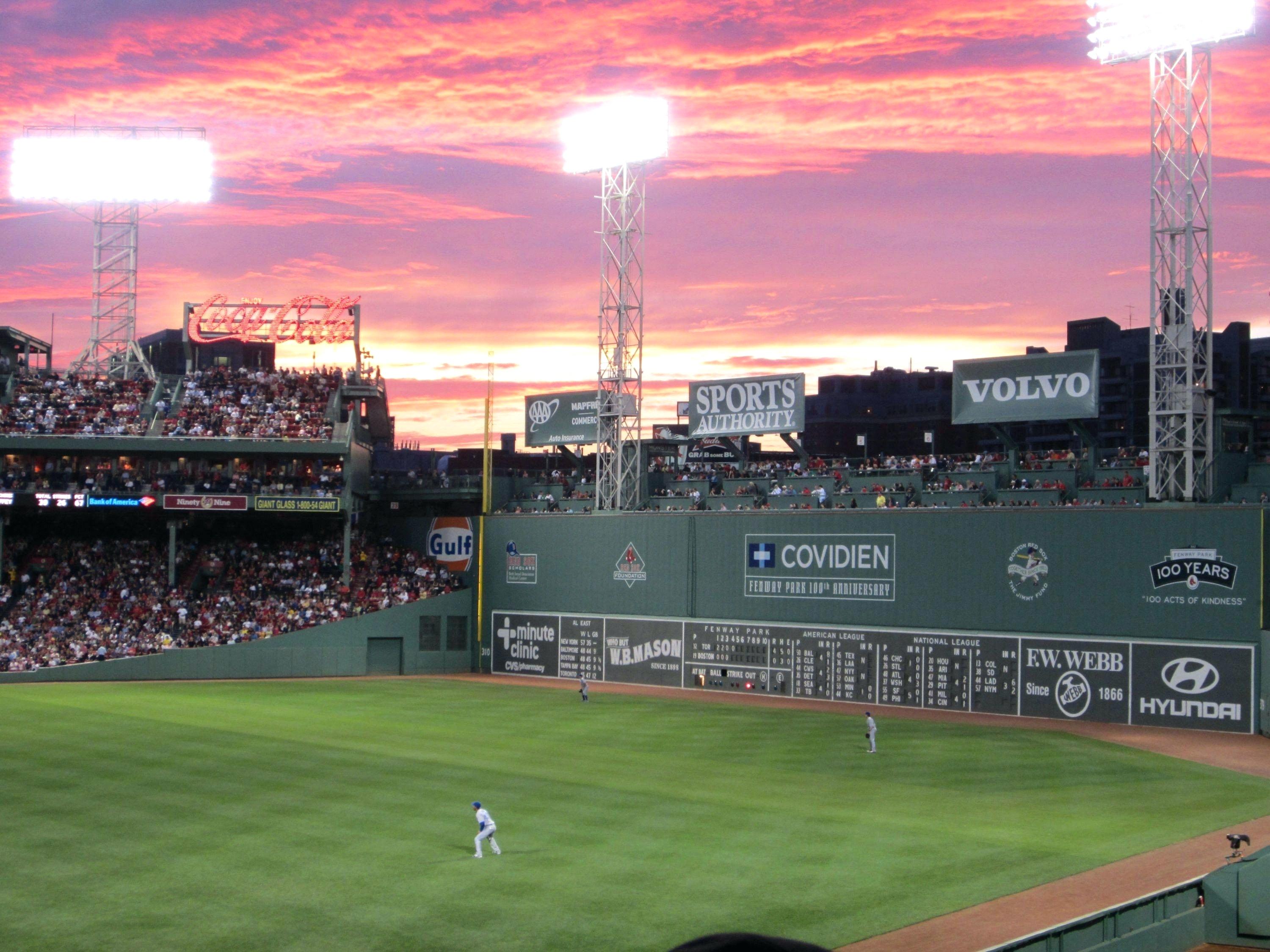 Fenway Park stadio baseball tramonto, 3000x2250 2K, Desktop