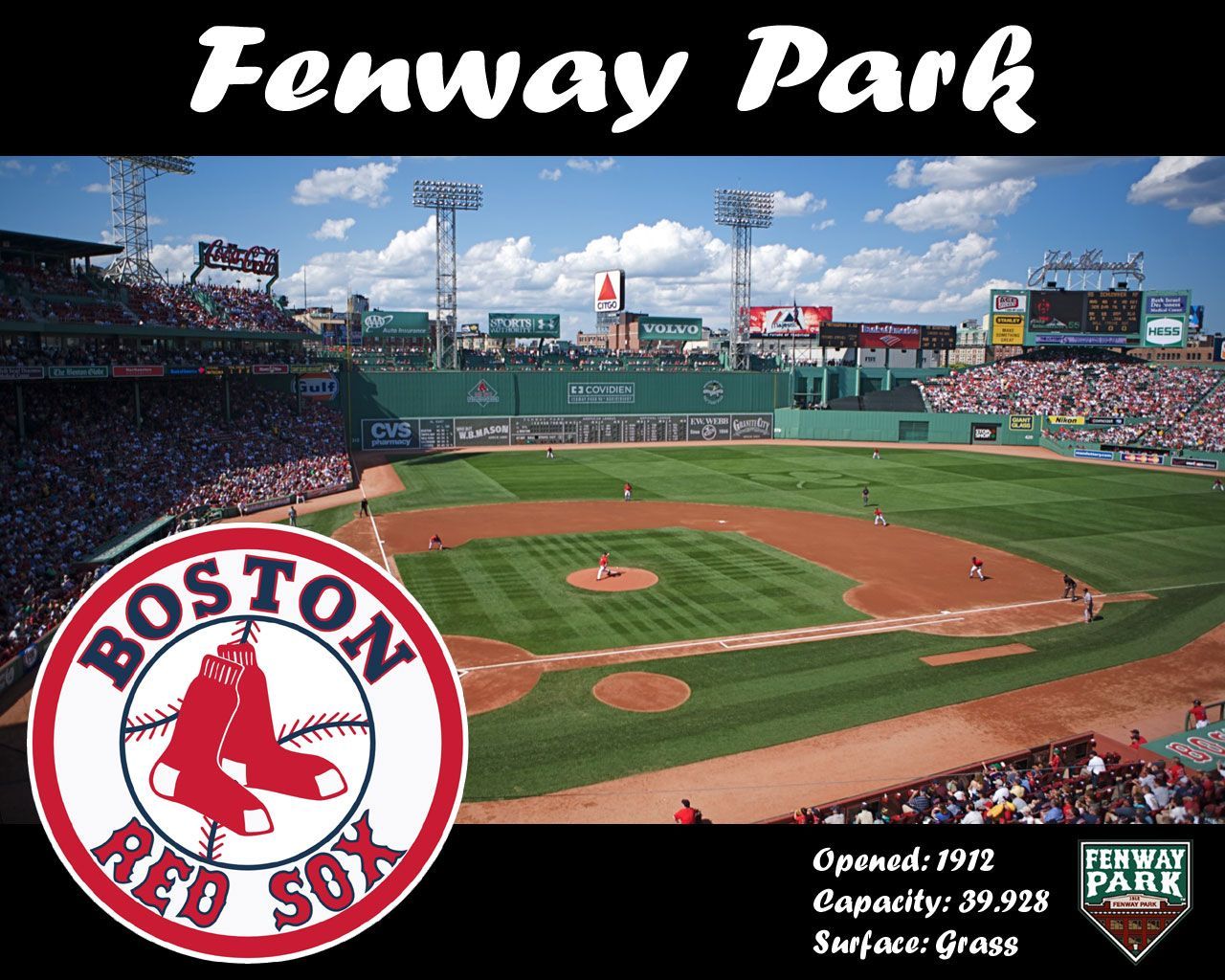 Fenway Park stadio Boston Red Sox, MLB, 1280x1024 HD, Desktop