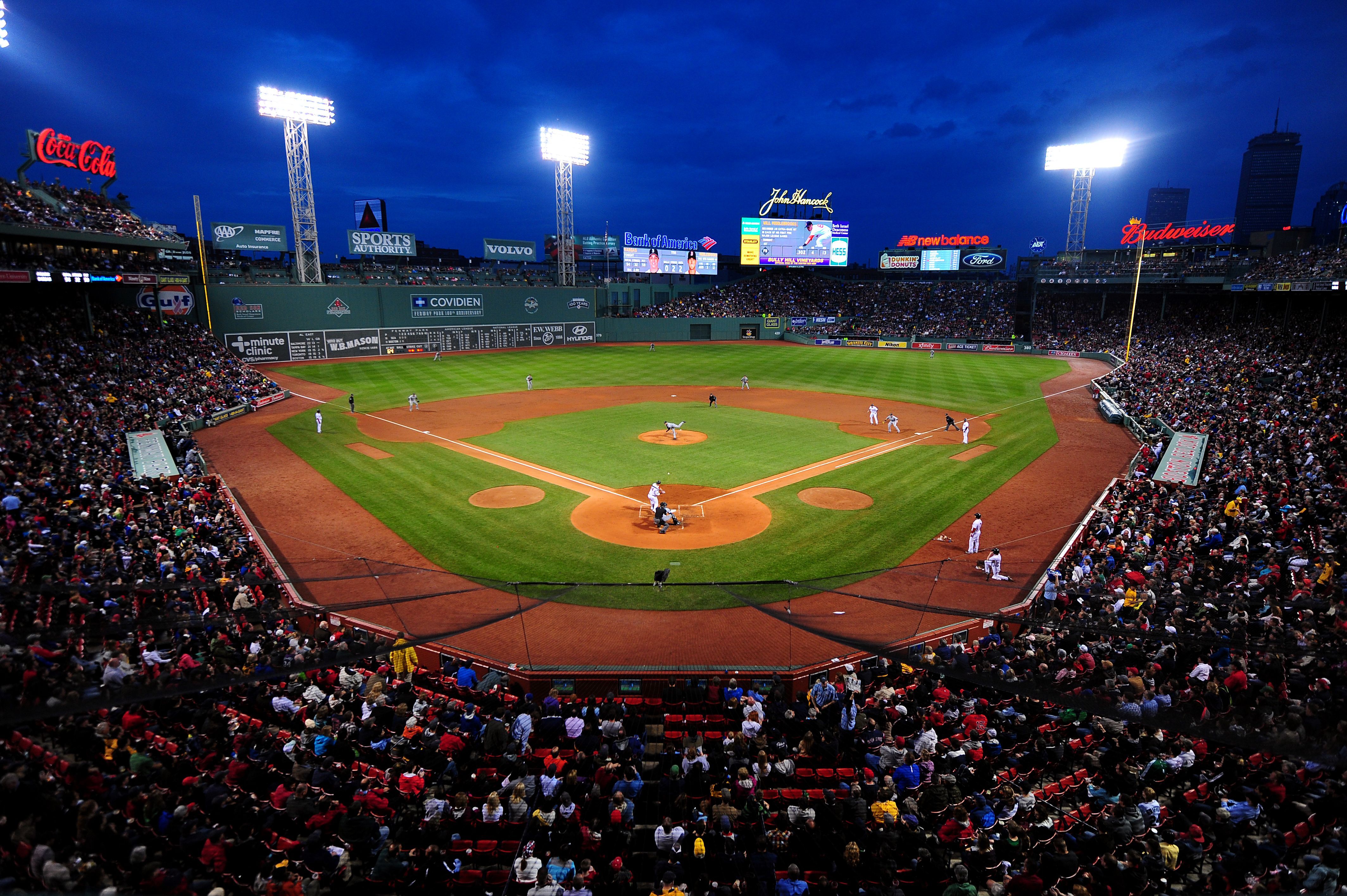 Fenway Park stadio baseball notte, 4256x2832 Ultra HD, 4K TV