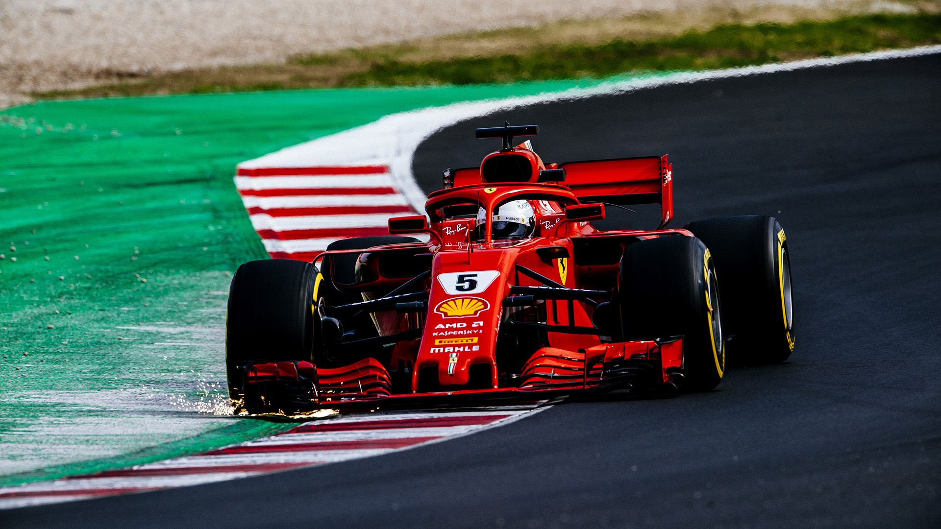 Monoposto Ferrari F1 pista, 1920x1080 Full HD 1080p, Desktop