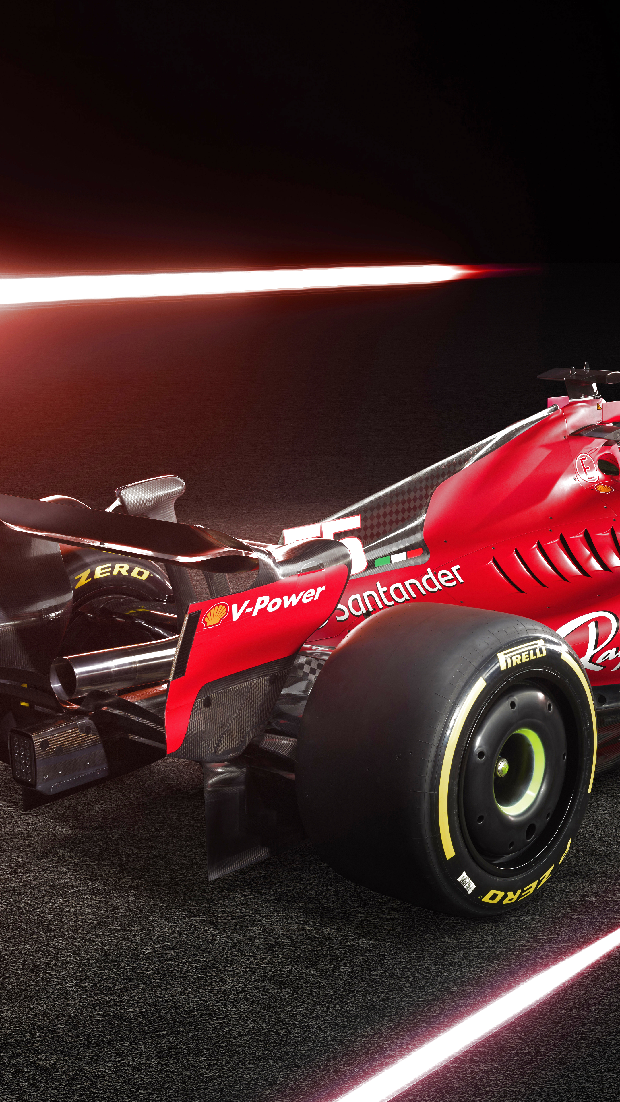 Monoposto Ferrari F1 rossa, 2160x3840 Full HD Verticale, iPhone