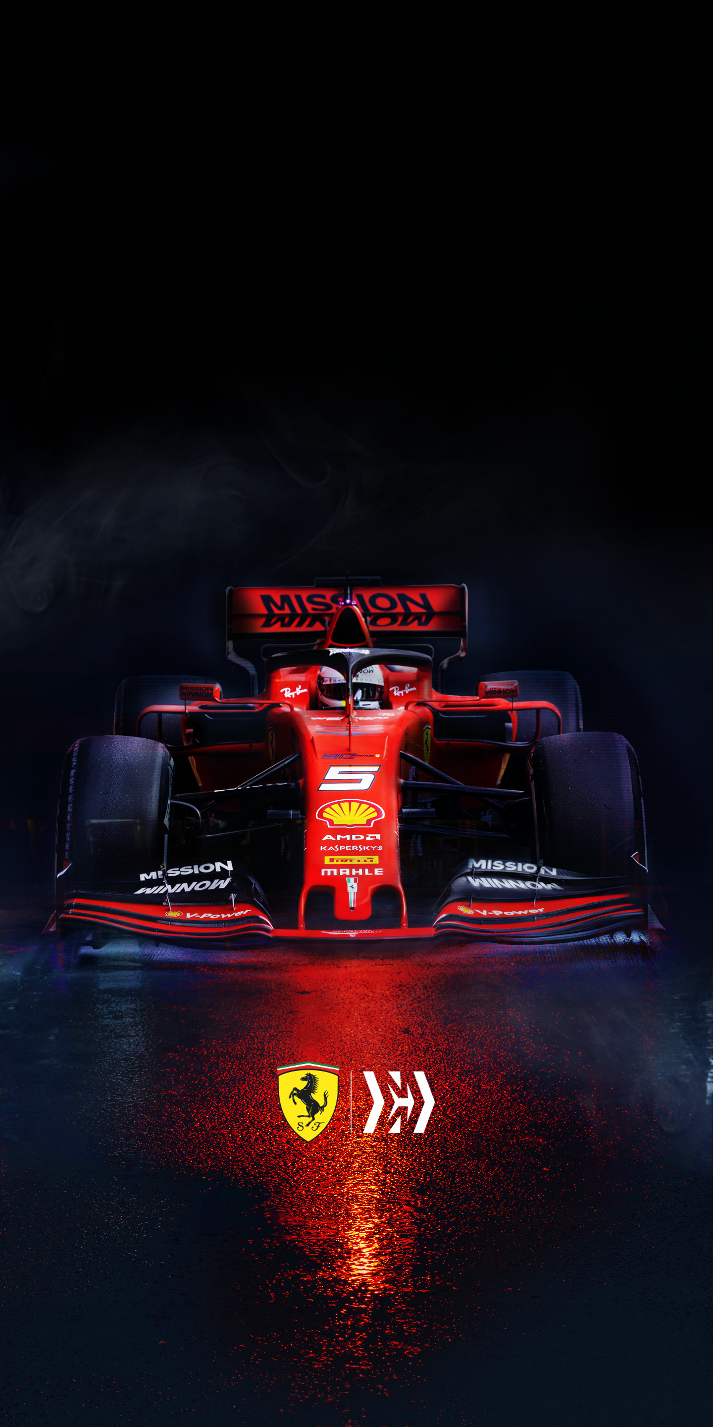 Monoposto Ferrari F1 rossa, 1440x2880 Full HD Verticale, iPhone