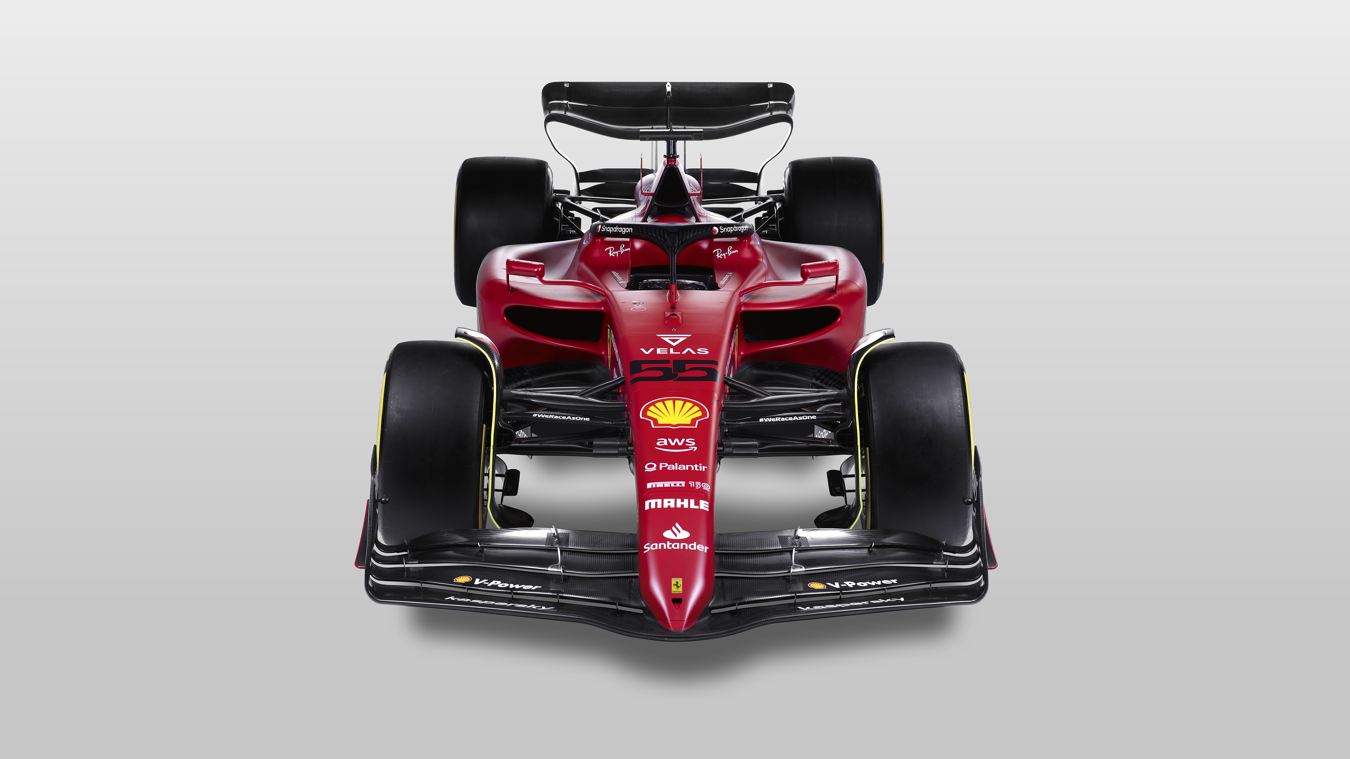 Ferrari F1-75 monoposto rossa, 5120x2880 4K, Desktop 4K