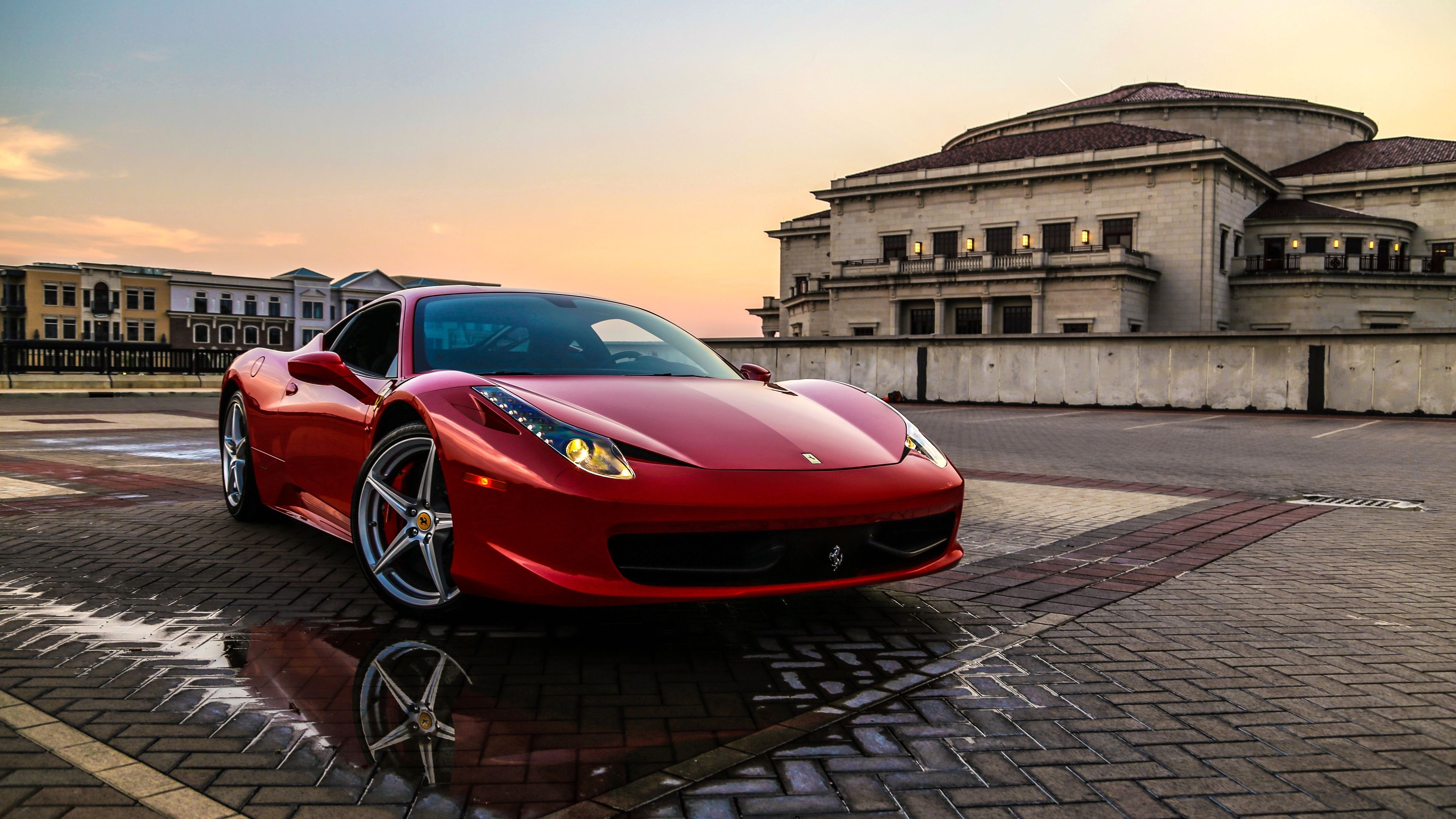 Ferrari 458 rossa, Maranello, 3840x2160 UHD, PC 4K