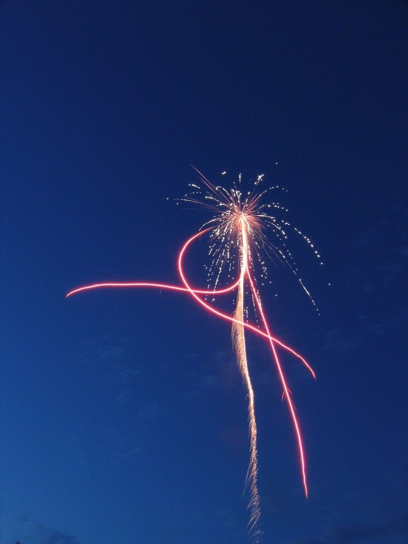 Bandiera americana con fuochi artificio, 1440x1080 720p, MacBook Air