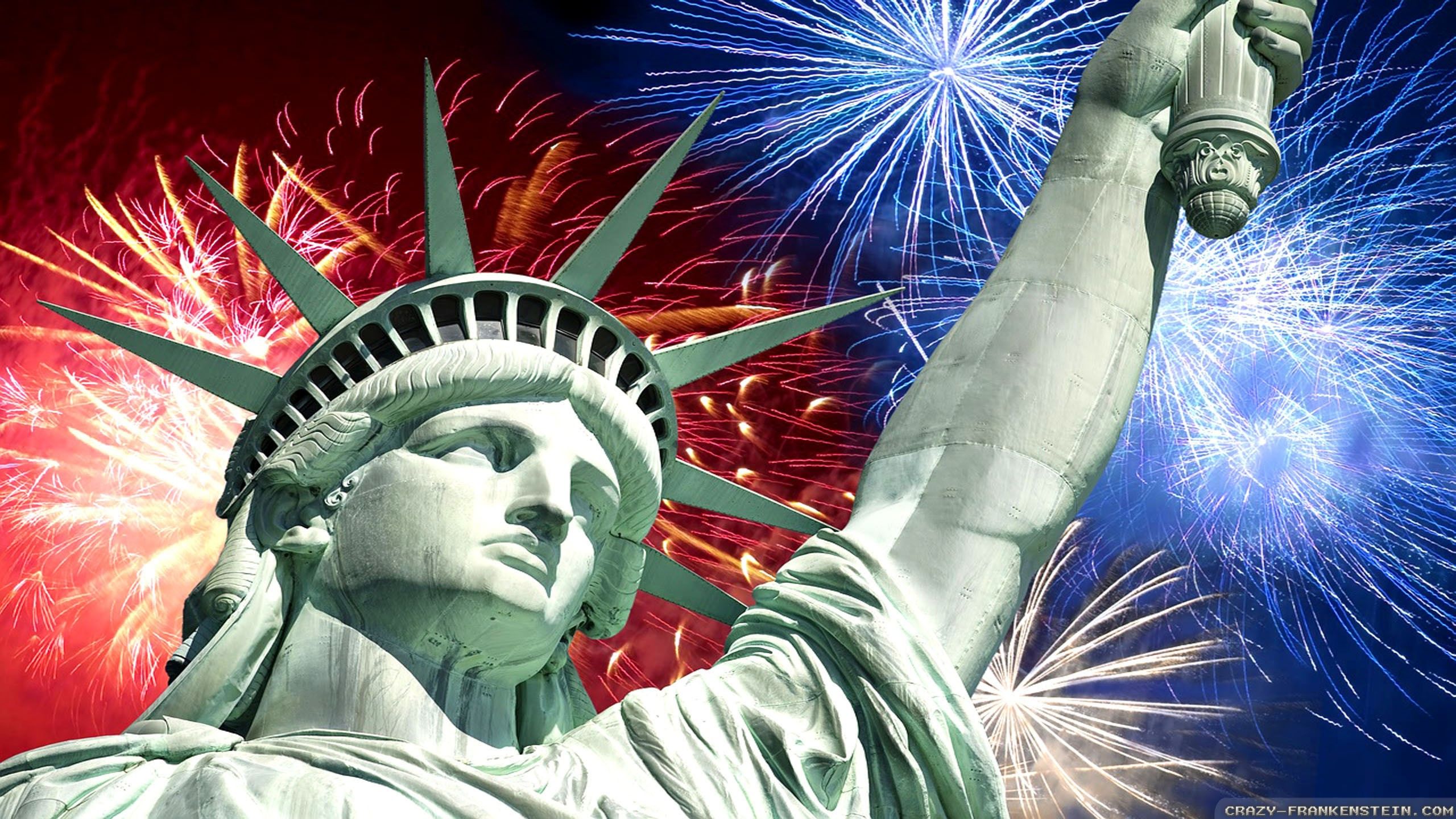 Fuochi d'artificio bandiera americana, 1440x1080 720p, Lenovo Legion