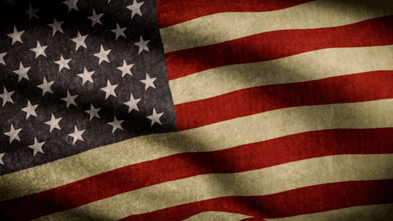 Bandiera americana vintage, 1280x720 720p, Laptop