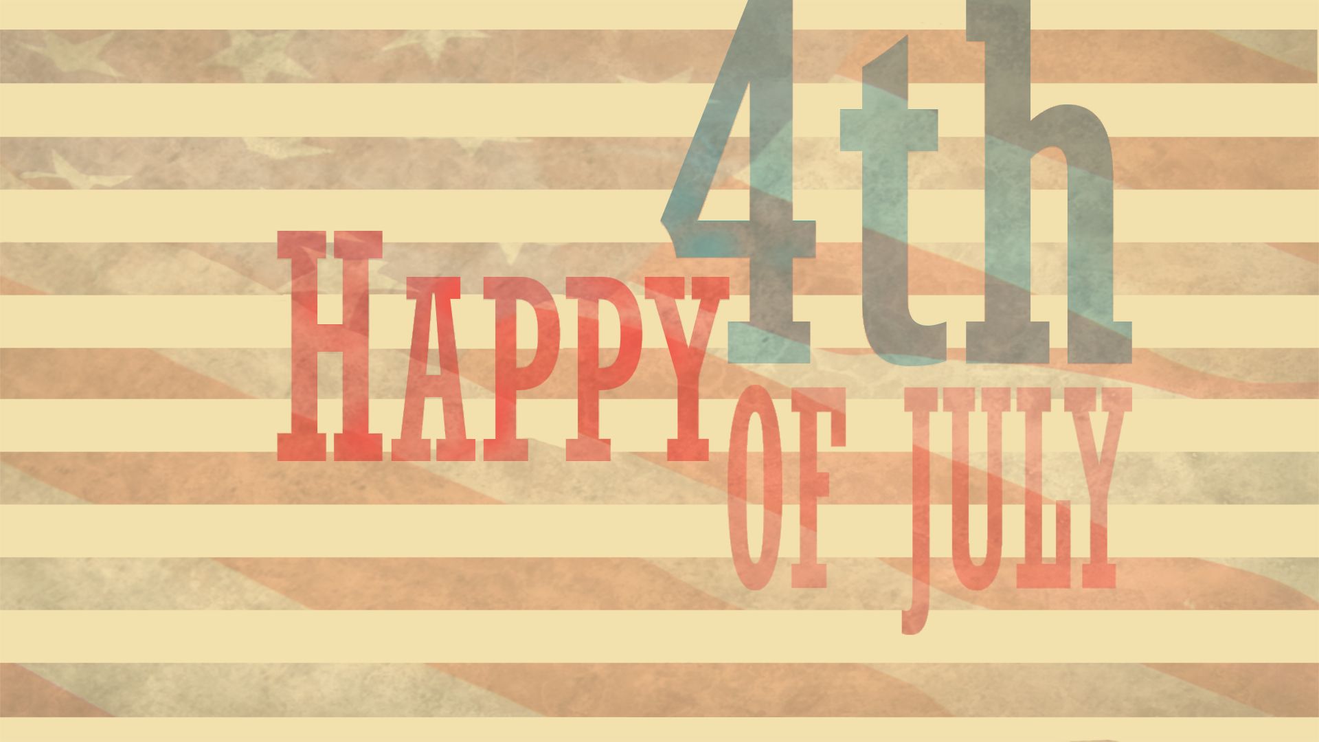 Happy 4th of July vintage, 1920x1080 Full HD 1080p, PC