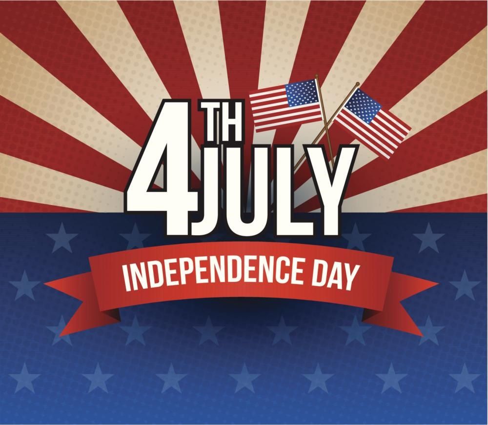 4 luglio bandiere americane, 1000x871 HD, Desktop