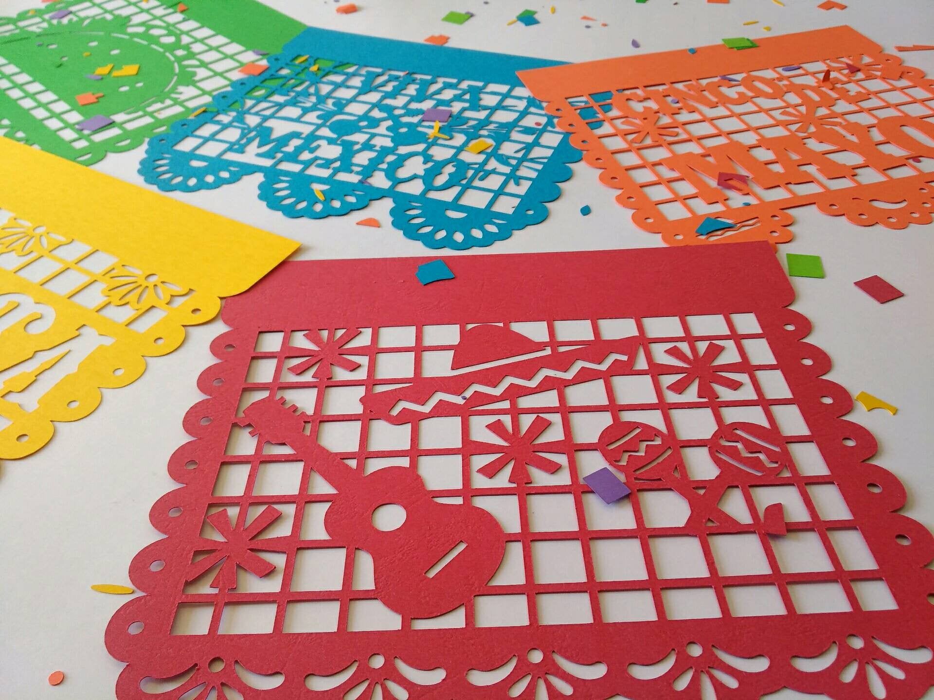 Papel picado colorato festa messicana, 1920x1440 Full HD+, Laptop