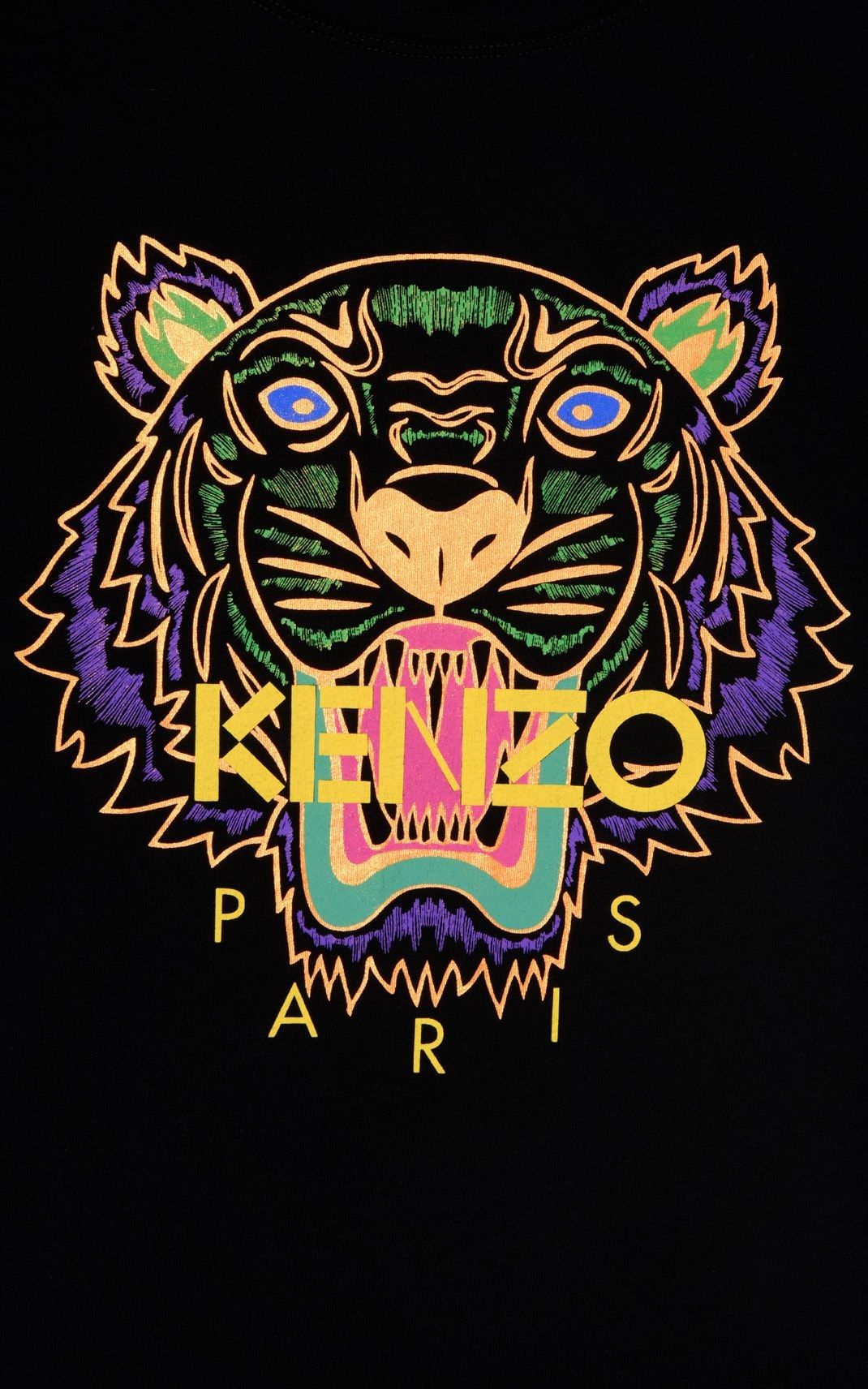 Tigre Kenzo Paris logo, 1070x1712 Full HD Verticale, iPhone