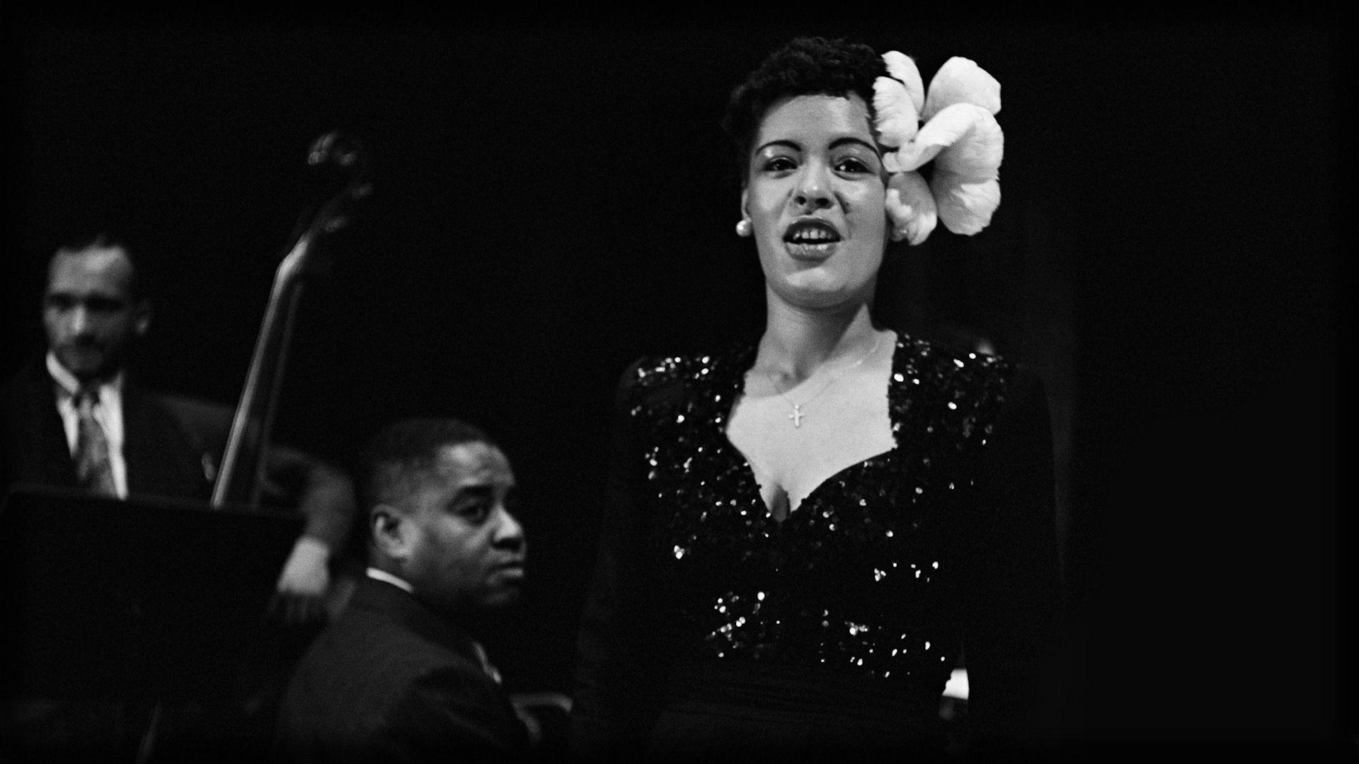 Billie Holiday in concerto, 1920x1080 1080p, PC Desktop