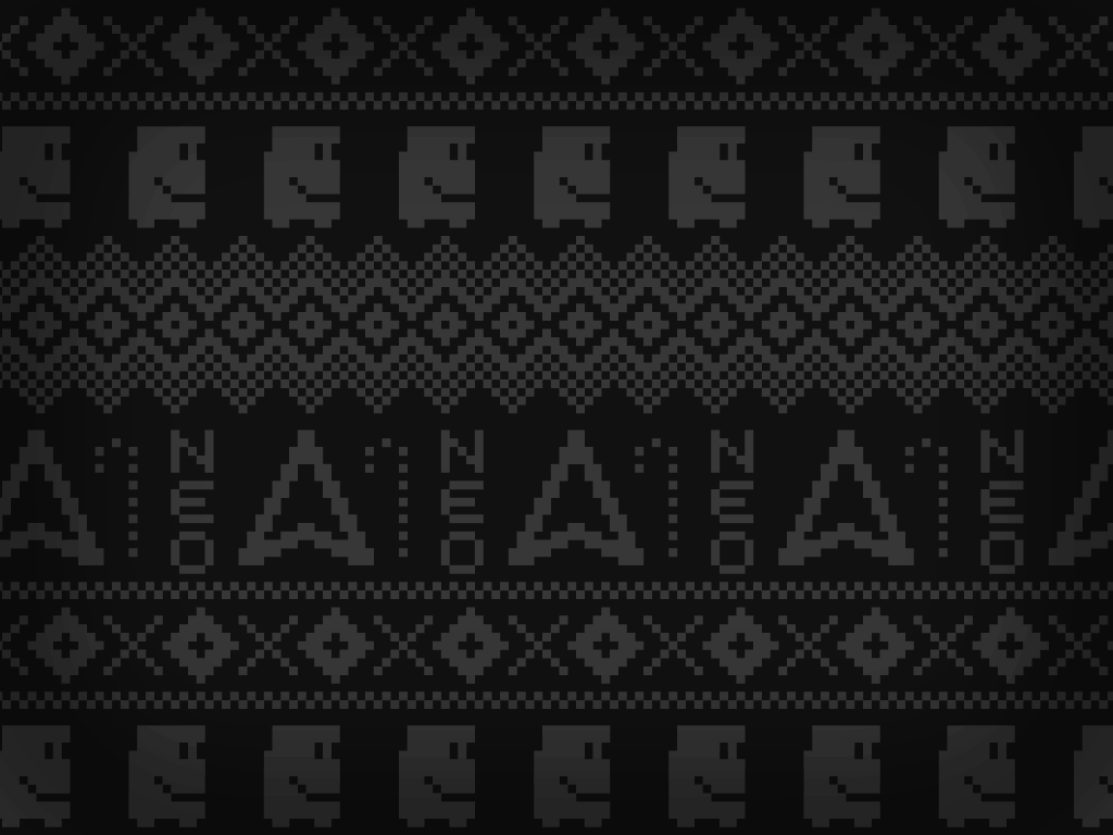 Motivo natalizio nero con logo, 1024x768 HD, Desktop