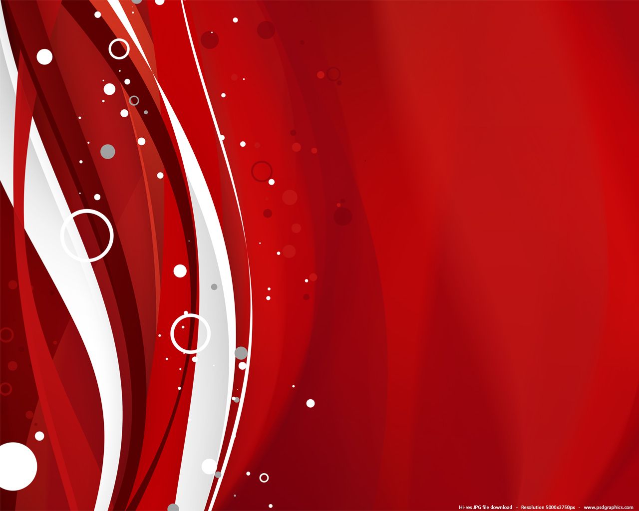 Onde astratte rosse e bianche, 1280x1024 720p, PC
