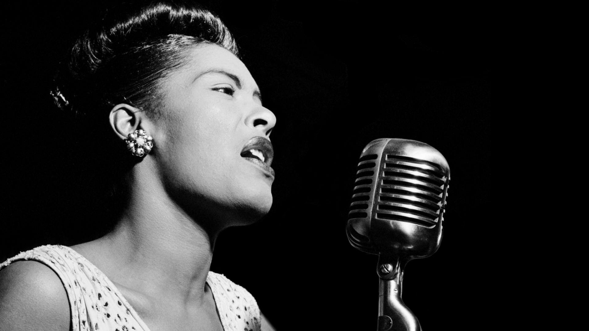 Billie Holiday al microfono, 1920x1080 1080p, PC Desktop