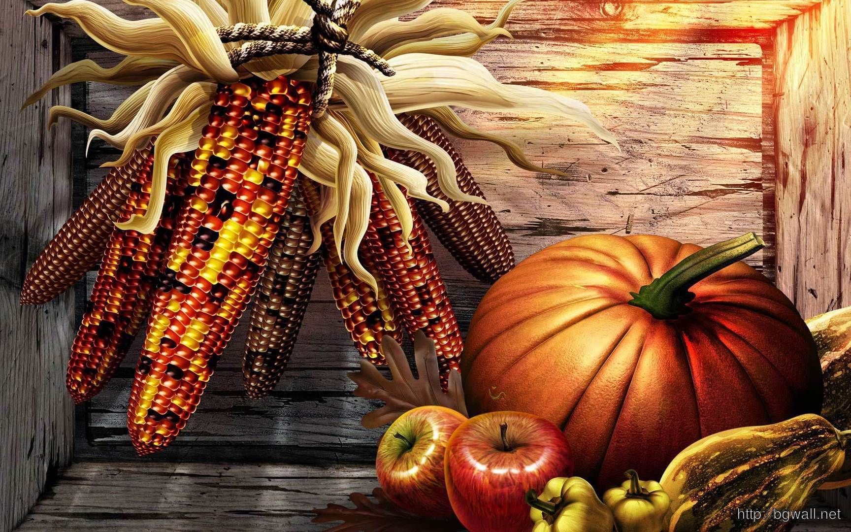 Zucca, mais e mele autunnali, 1728x1080 HD Ready, PC