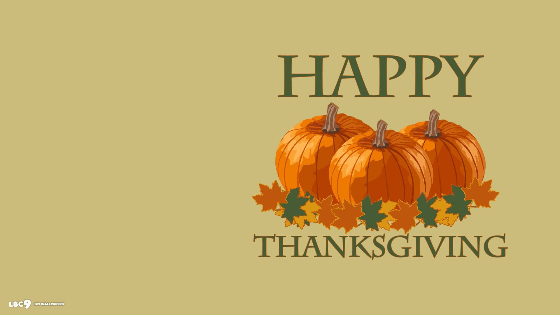 Zucche arancioni Happy Thanksgiving, 1920x1080 Full HD 1080p, Desktop