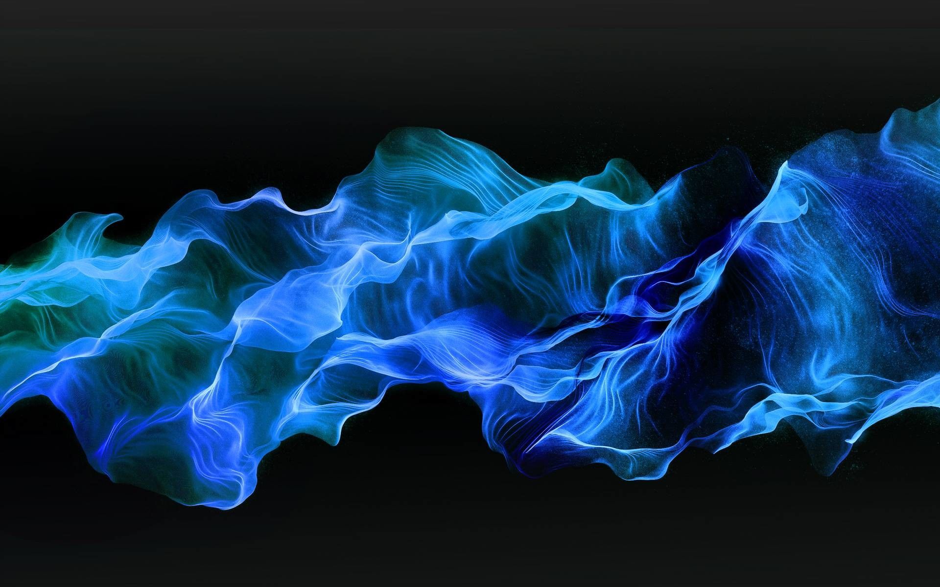 Fiamme blu astratte scure, 1920x1200 Full HD+ WUXGA, Desktop