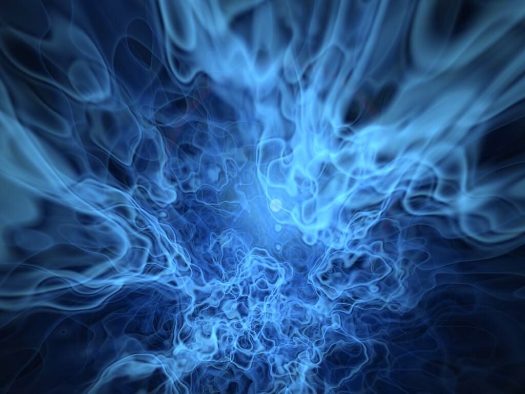 Fiamme blu astratte, 1024x768 HD, PC Desktop