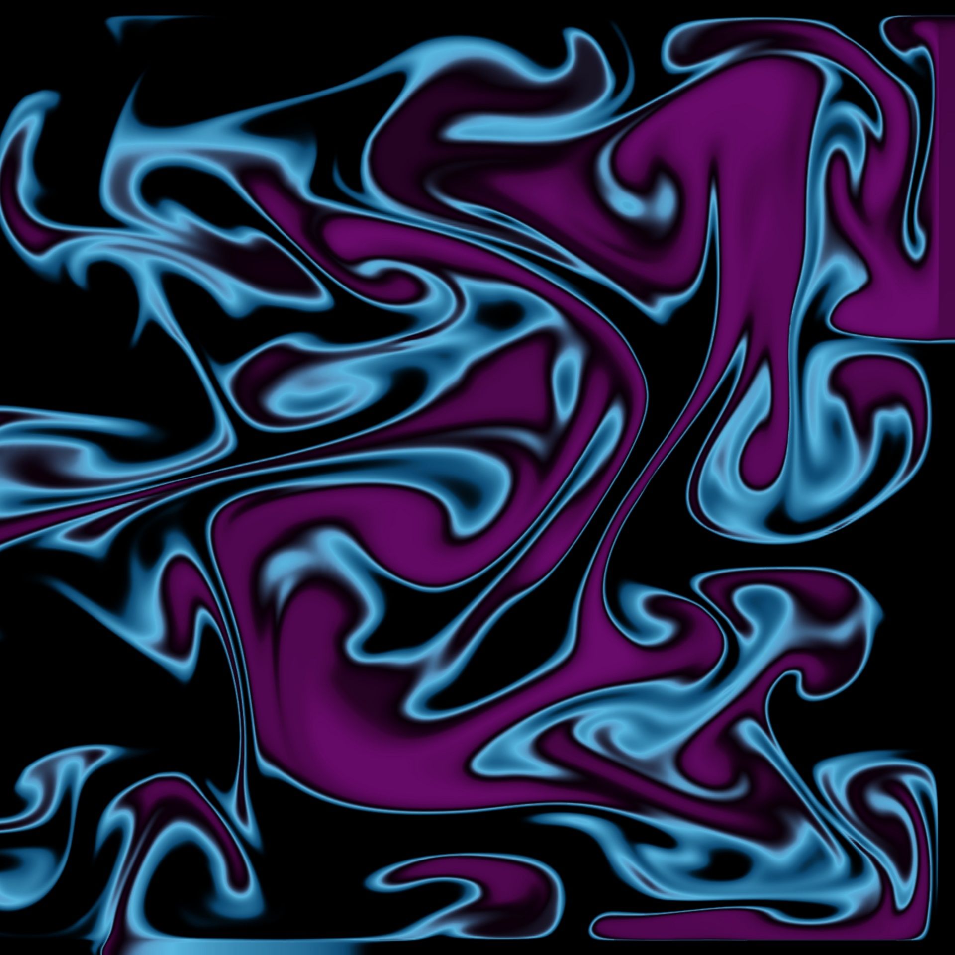 Fiamme blu su nero, 1920x1080 1080p, Laptop