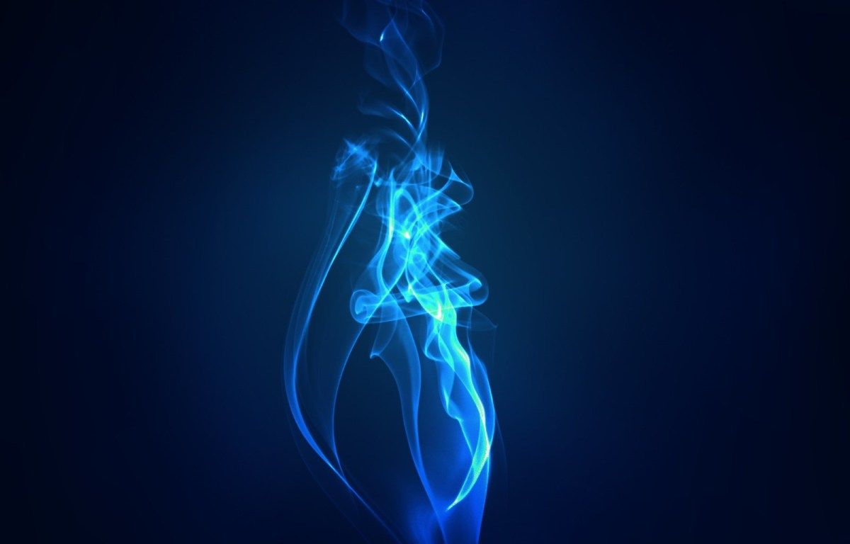 Fiamme blu astratte fumo, 1200x768 HD, Acer Nitro