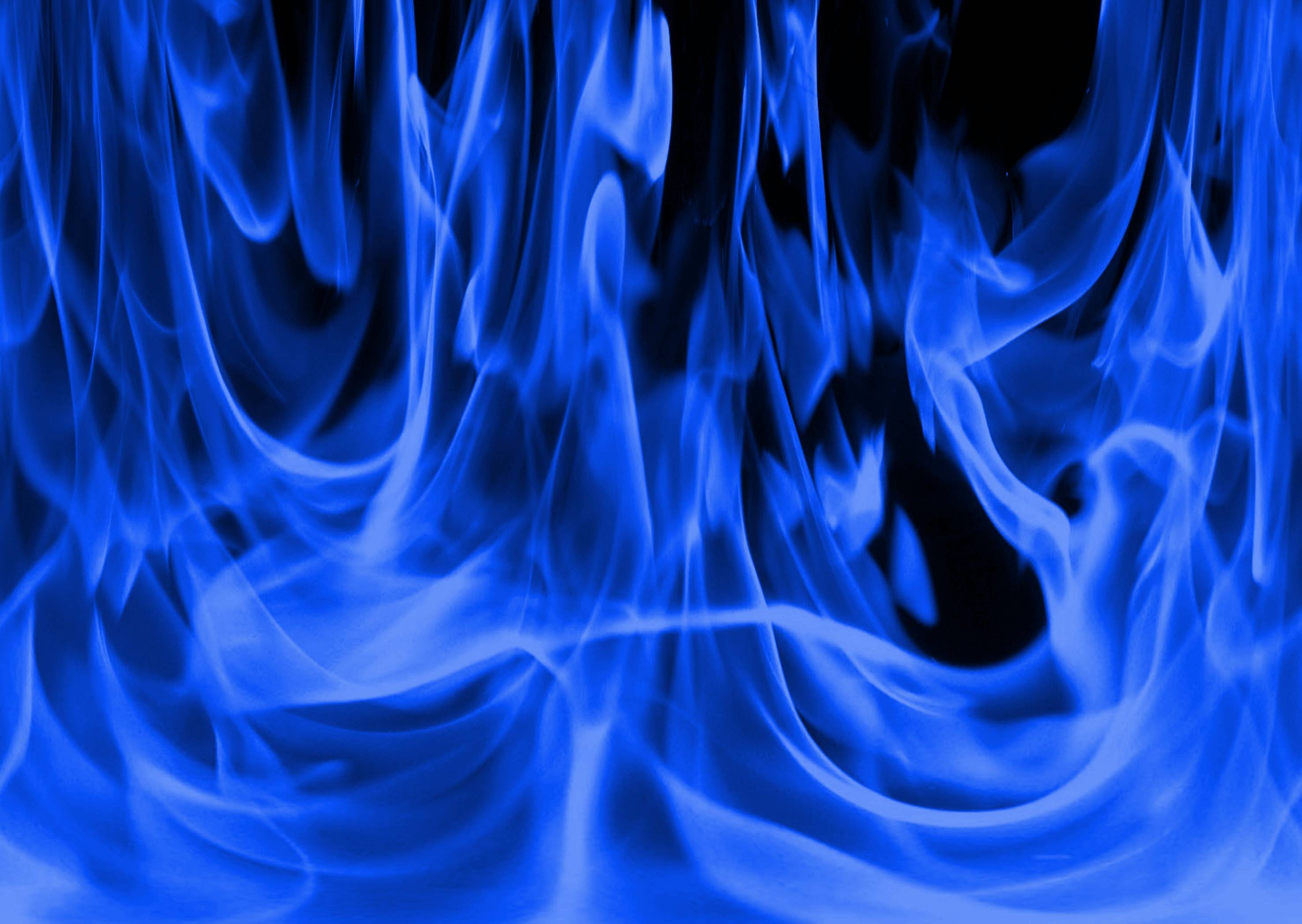Fiamme blu astratte, 2950x2094 2K, Laptop