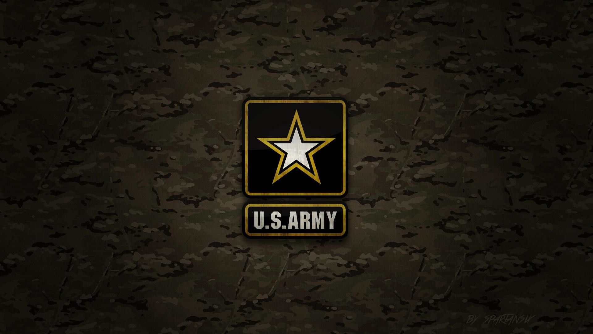Logo U.S. Army mimetico, 1920x1080 Full HD, PC Desktop