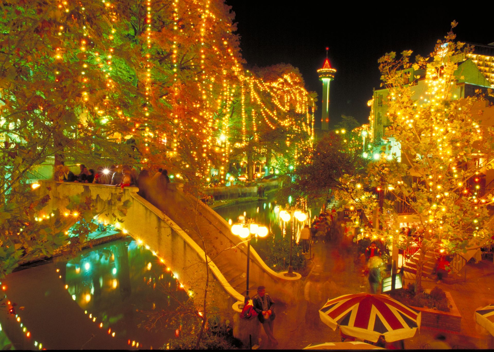 Riverwalk San Antonio luci natalizie, 1920x1371 Full HD+ WUXGA, Desktop