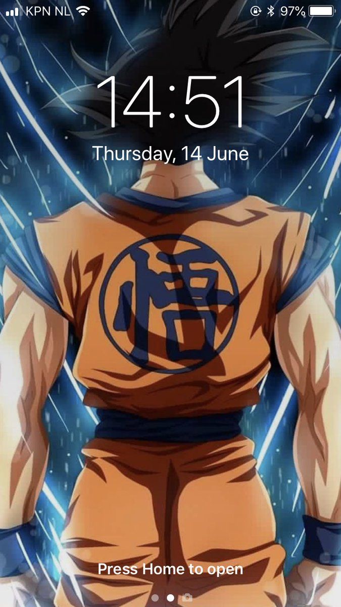 Goku schiena simbolo kanji, 675x1200 Verticale, Xiaomi