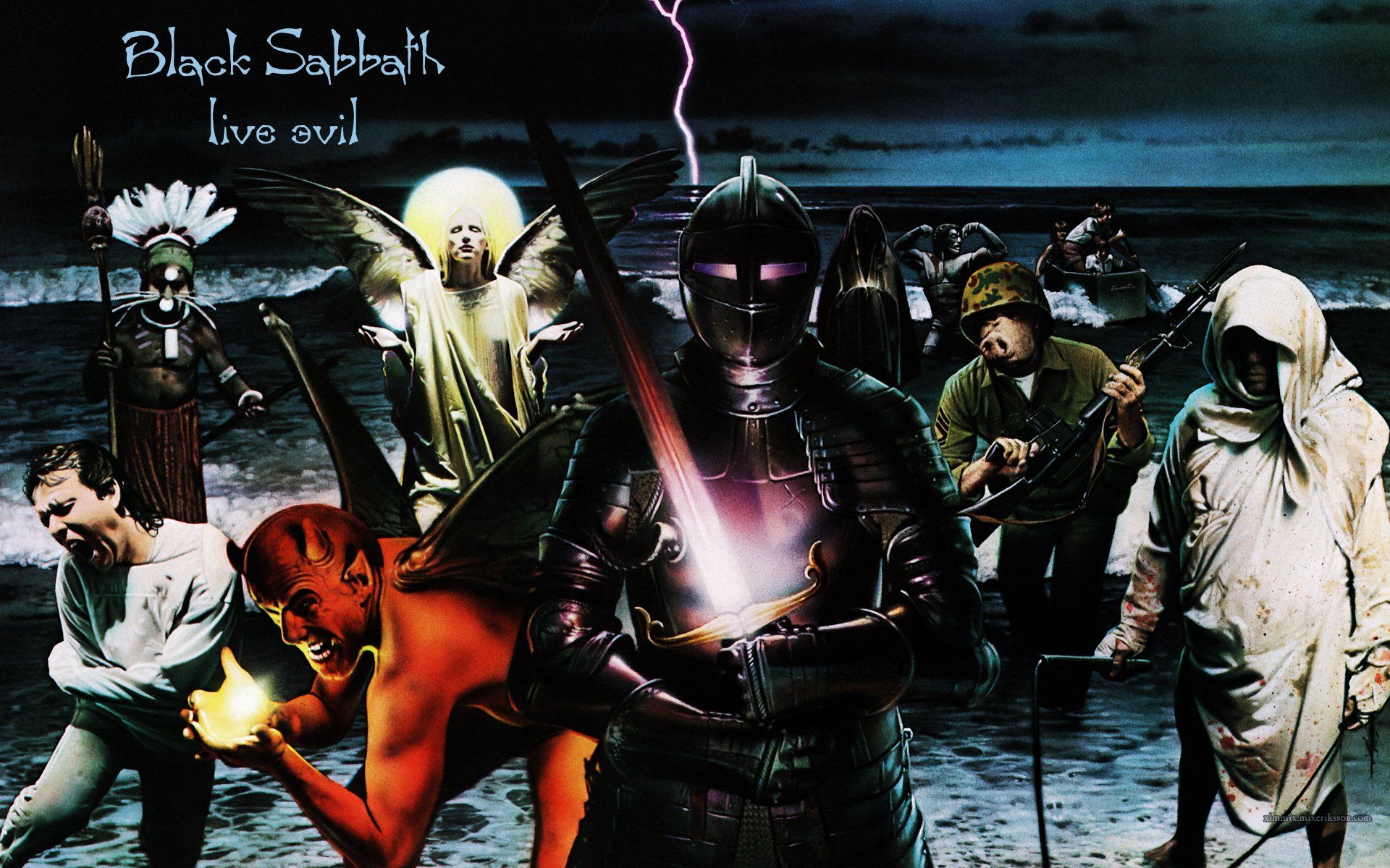 Black Sabbath Live Evil copertina, 1920x1200 Full HD+ WUXGA, Desktop