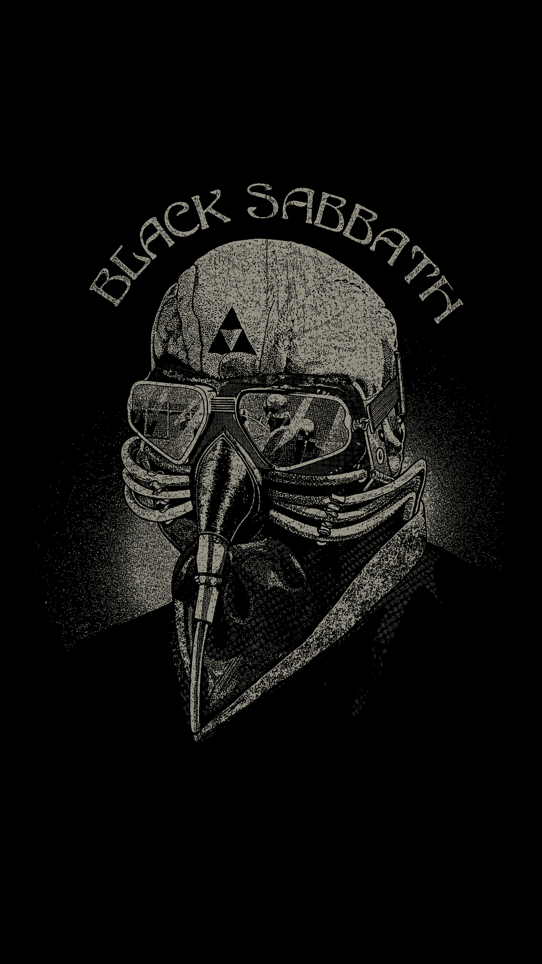 Maschera antigas Black Sabbath, 1080x1920 Verticale, Telefono