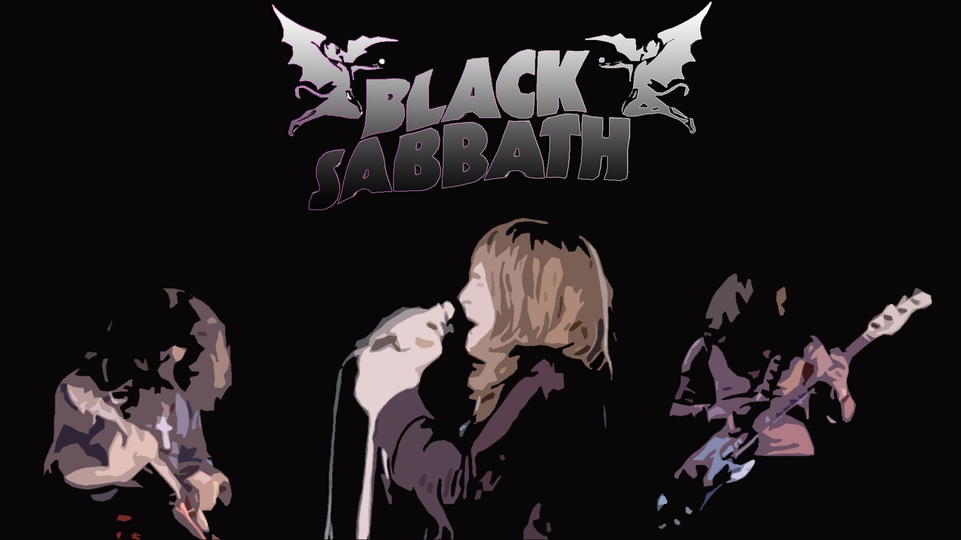 Logo band Black Sabbath, 1920x1080 1080p, PC