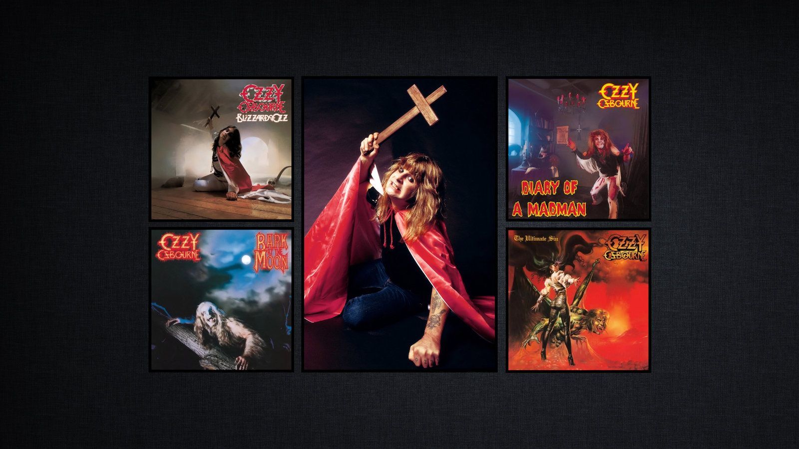 Copertine album Ozzy Osbourne, 1600x900 HD Ready, Desktop