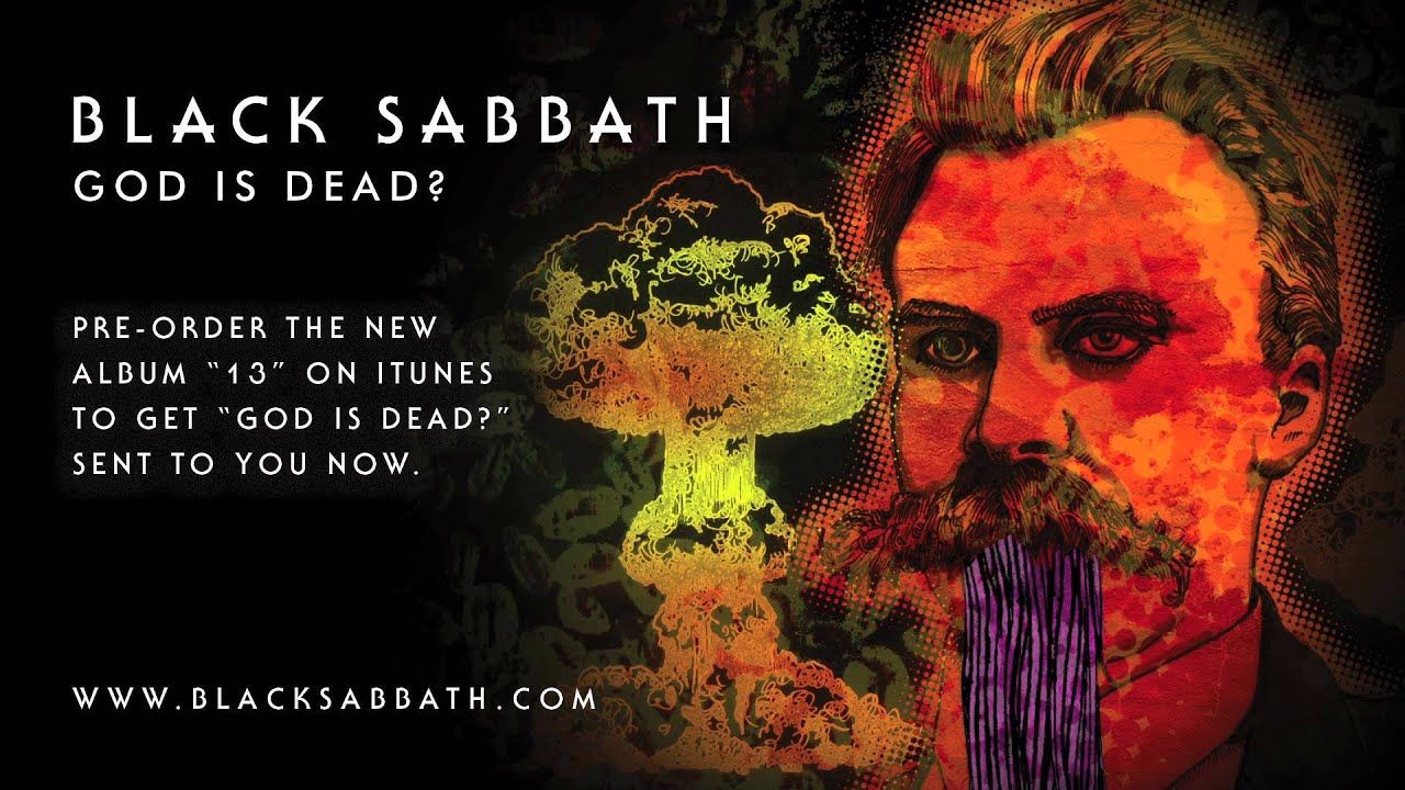 Black Sabbath God Is Dead poster, 1280x720 HD, Desktop