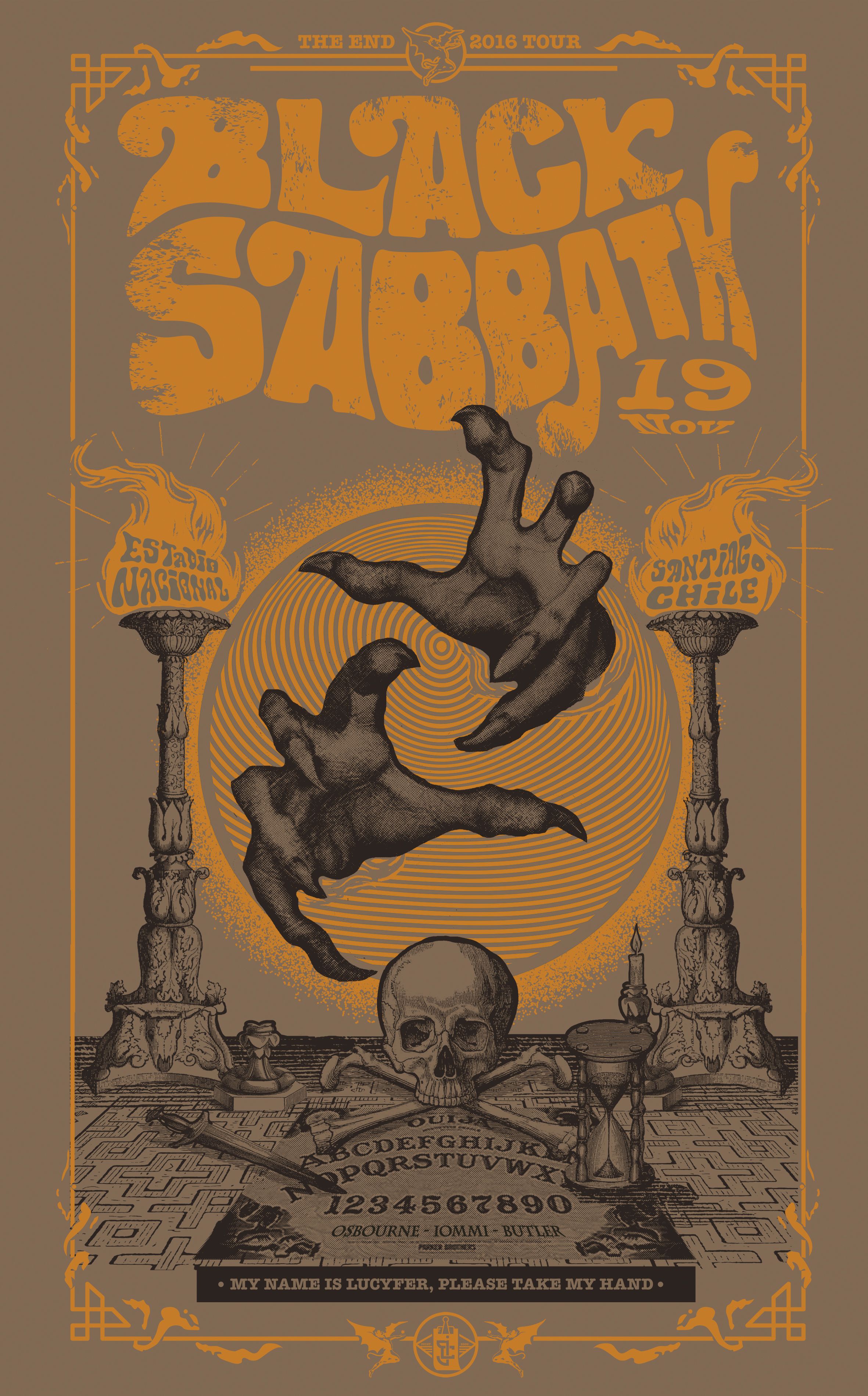 Poster vintage Black Sabbath, 2362x3797 Full HD Verticale, Smartphone