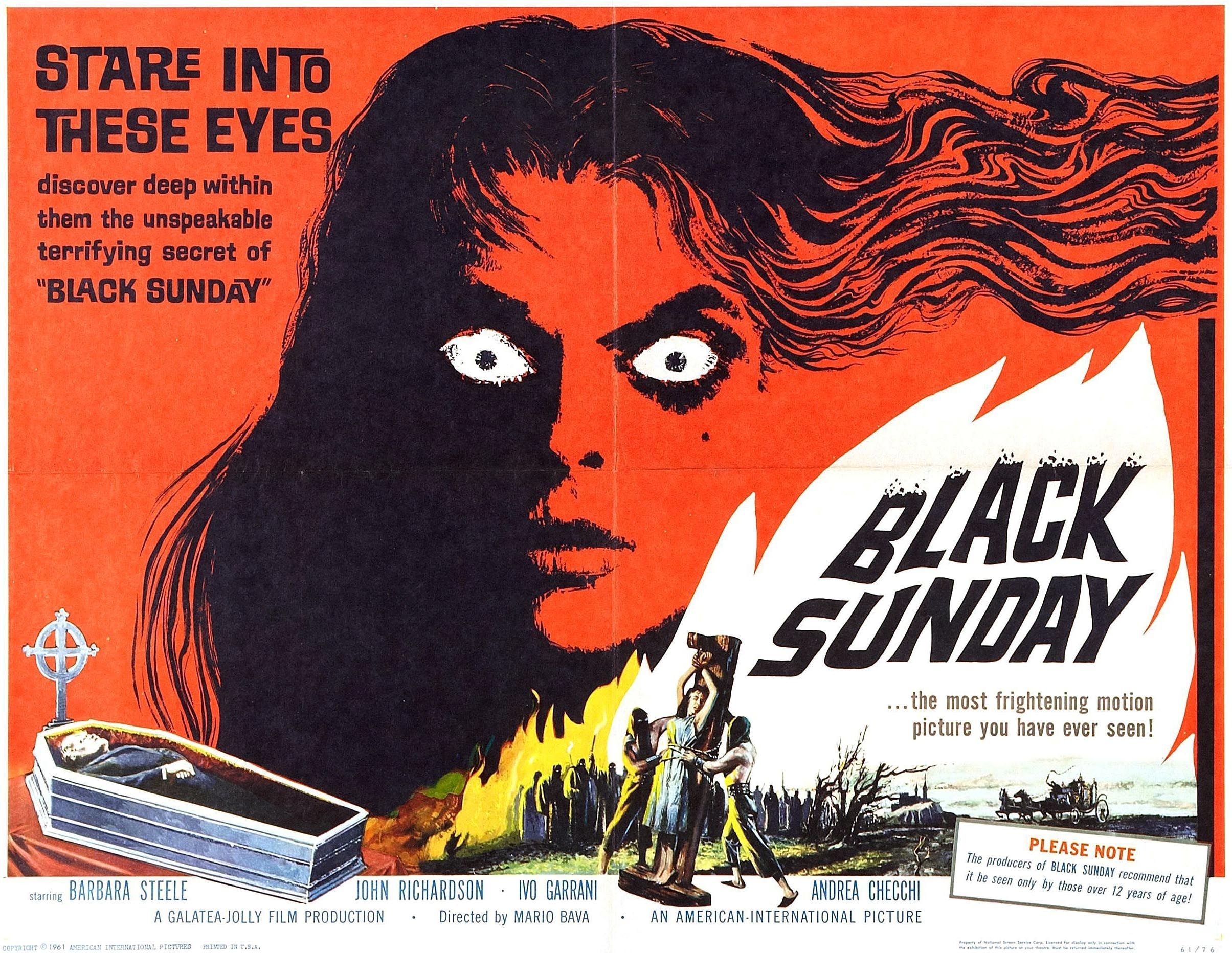 Poster horror Black Sunday, 2409x1864 2K, PC